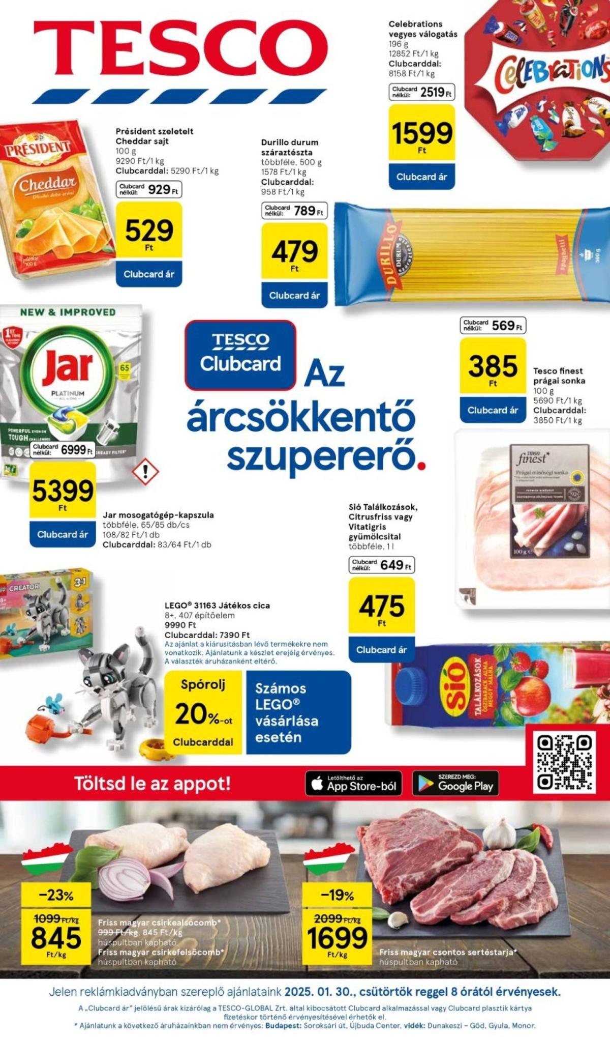 Tesco akciós újság, érvényes 01.30. - 02.05.