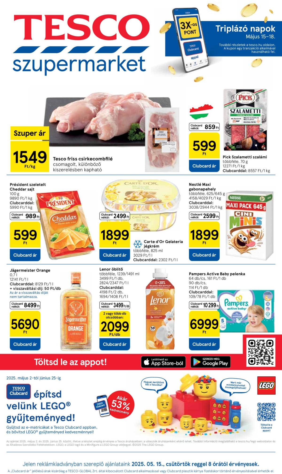 Tesco szupermarket akciós újság, érvényes 05.15. - 05.21.