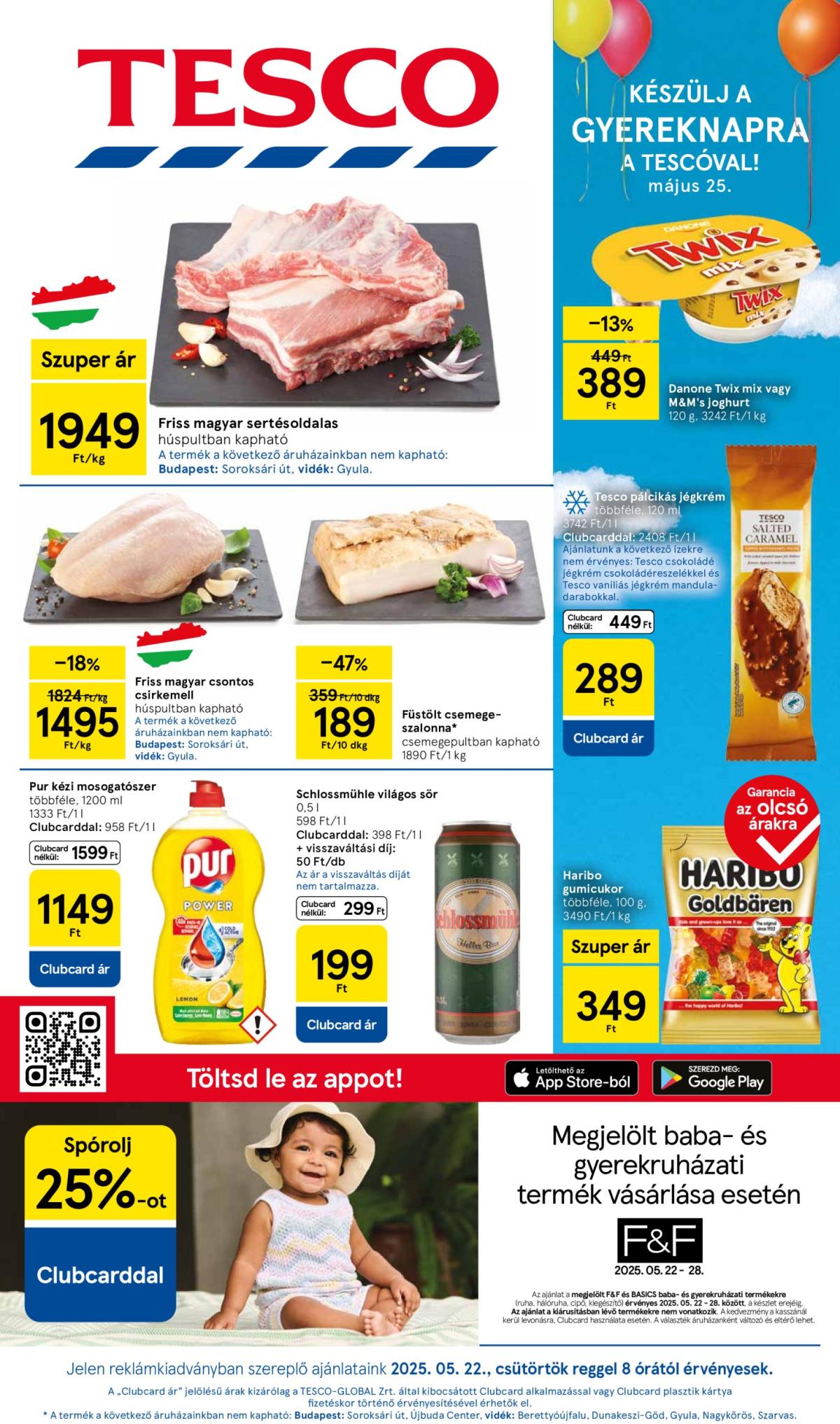 Tesco akciós újság, érvényes 05.22. - 05.28.