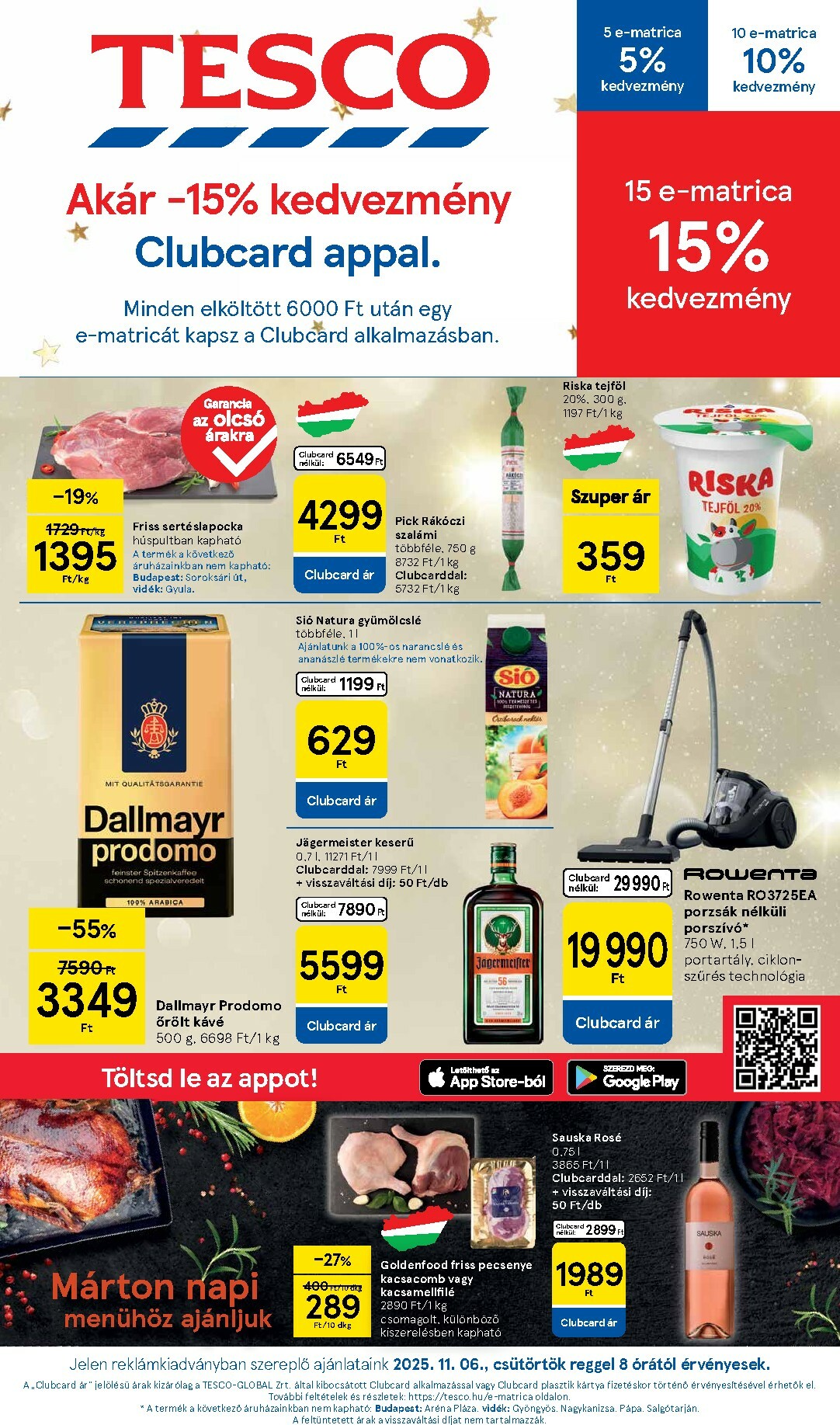 Tesco akciós újság, érvényes 11.06. - 11.12.