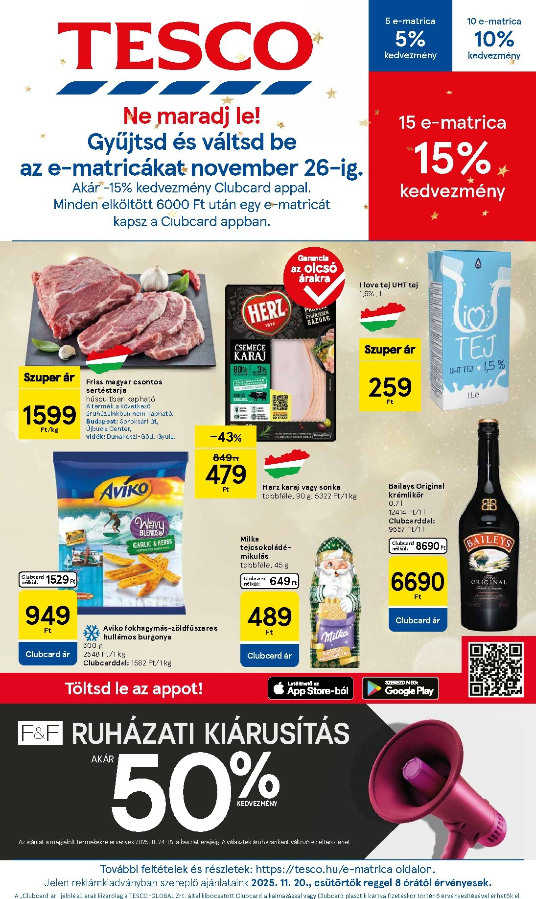 Tesco akciós újság, érvényes 11.20. - 11.26.