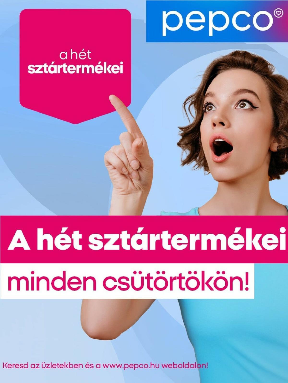 Pepco - A hét sztártermékei akciós újság, érvényes 10.09. - 10.15.