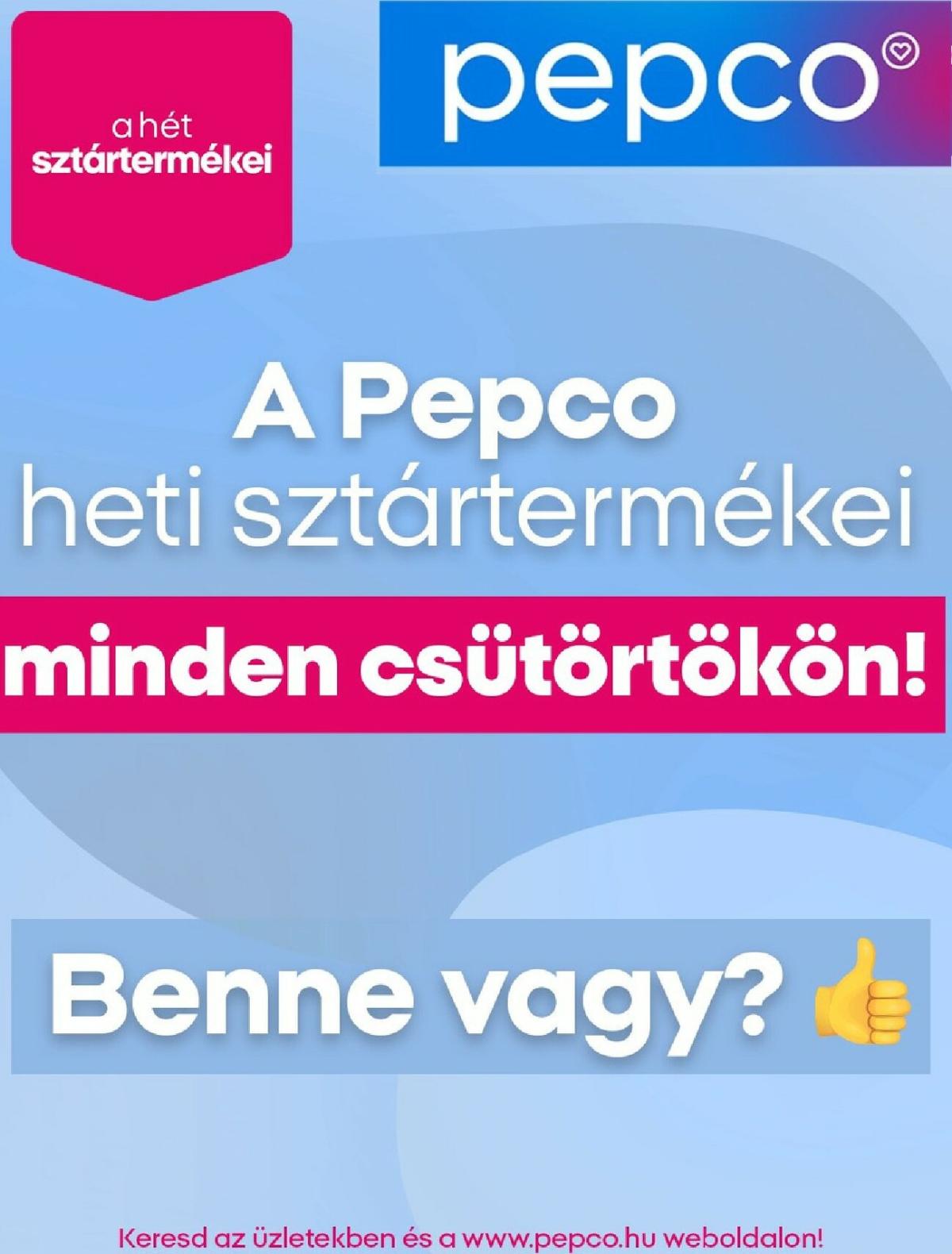 Pepco akciós újság, érvényes 10.16. - 10.22.