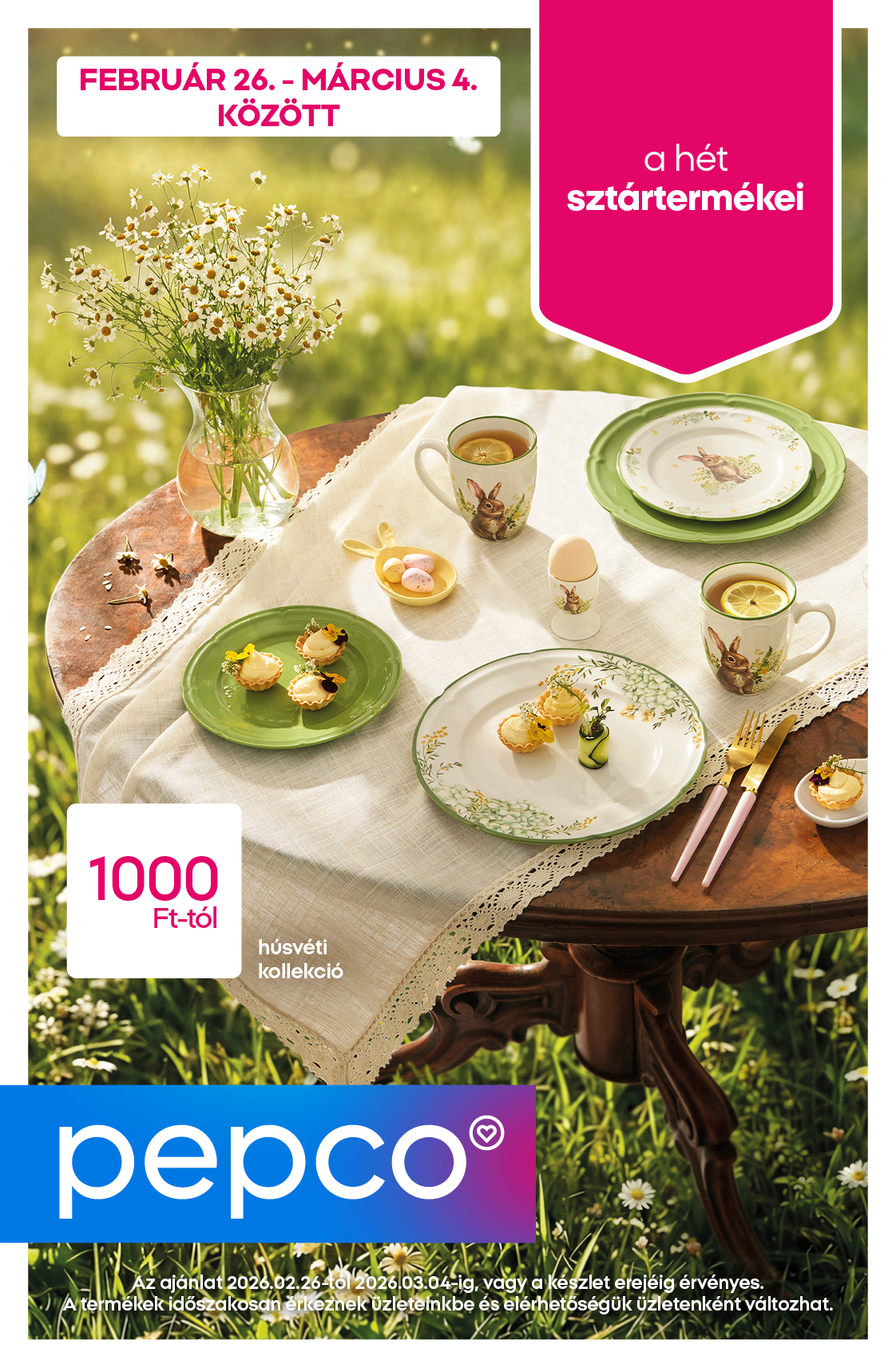 Pepco akciós újság, érvényes 2026.02.26. - 2026.03.04.