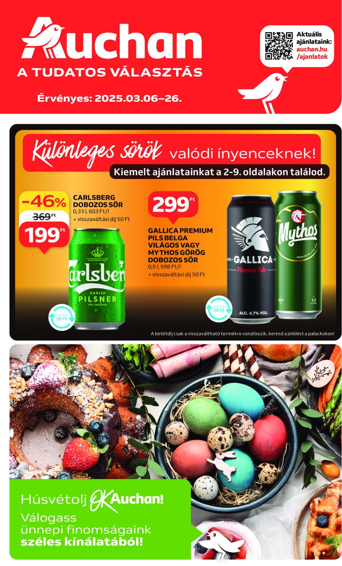 Auchan - Húsvéti ajánlataink akciós újság, érvényes 03.06. - 03.26.