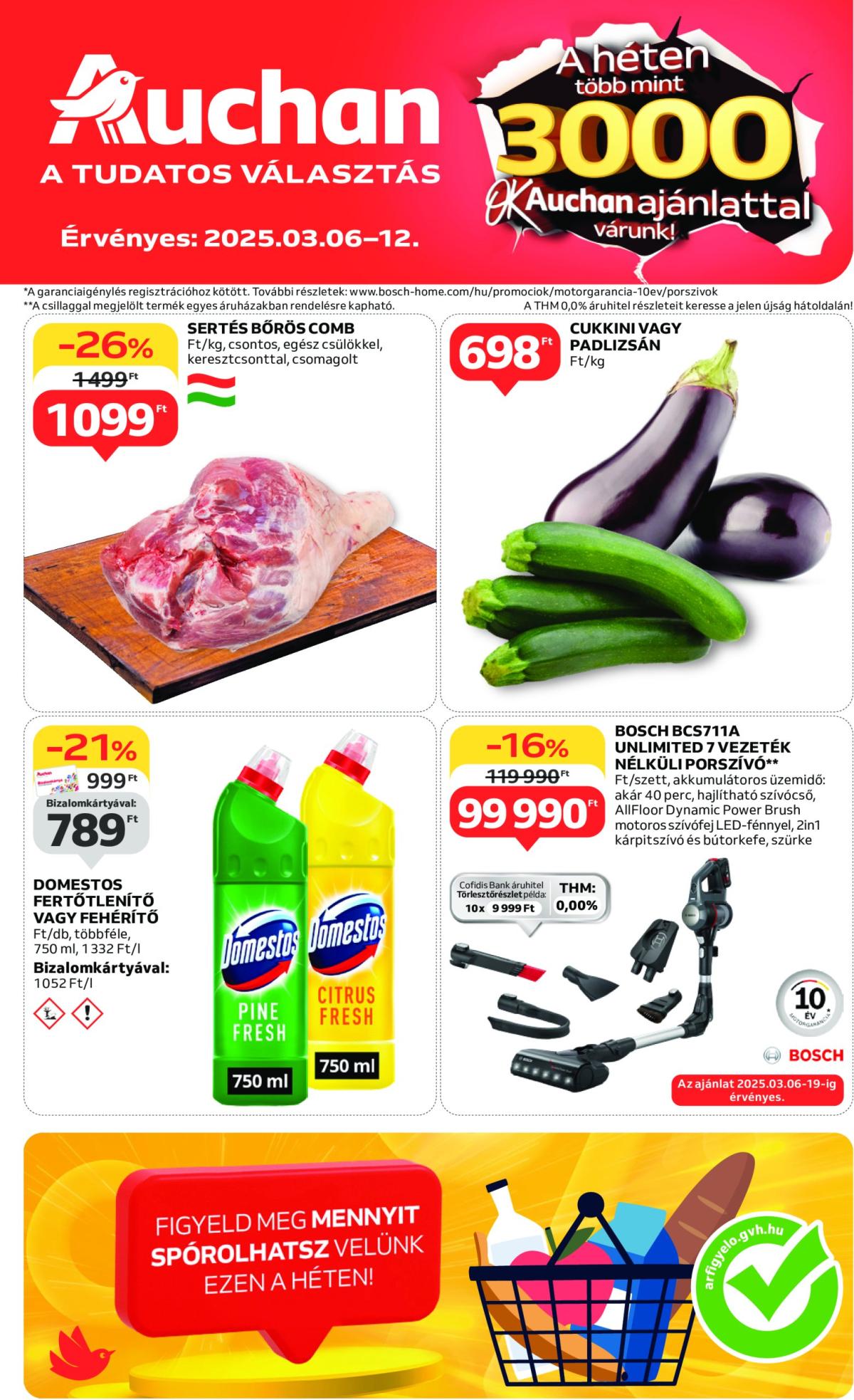 Auchan akciós újság, érvényes 03.06. - 03.12.