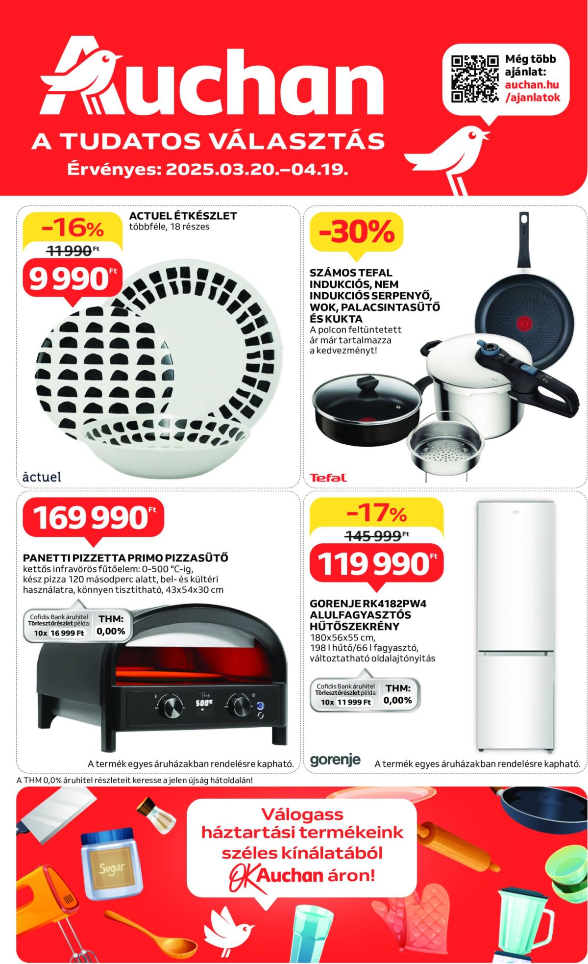 Auchan - Konyha akciós újság, érvényes 03.20. - 04.19.