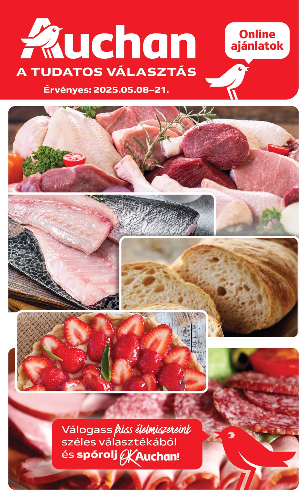 Auchan - Friss ajánlataink akciós újság, érvényes 05.08. - 05.21.