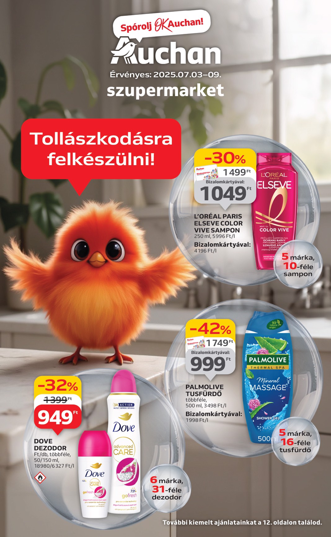 Auchan - Heti Szupermarket ajánlataink akciós újság, érvényes 07.03. - 07.09.