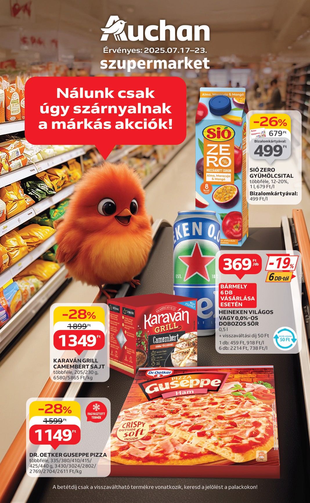 Auchan Szupermarket akciós újság, érvényes 07.17. - 07.23.