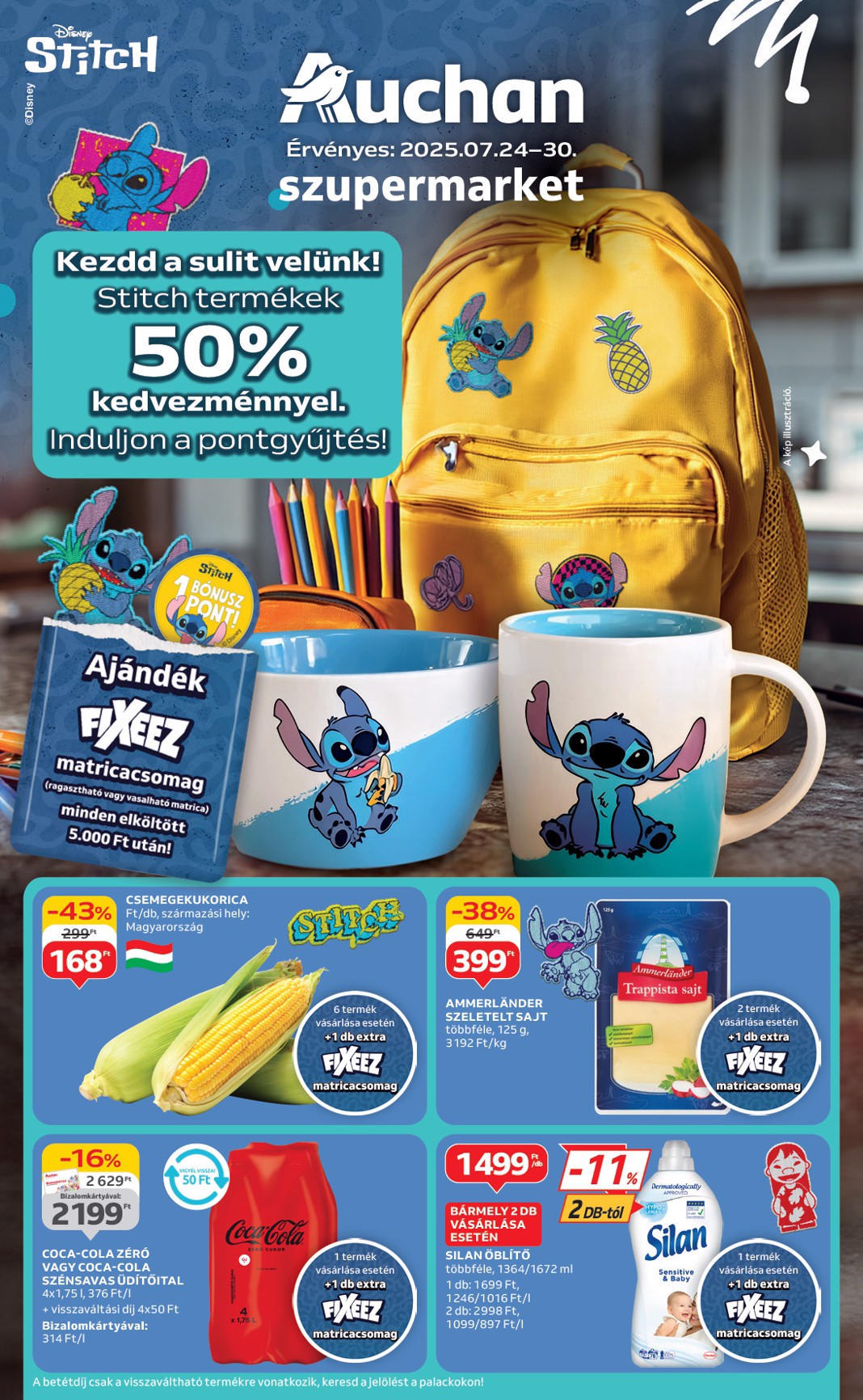 Auchan Szupermarket akciós újság, érvényes 07.24. - 07.30.