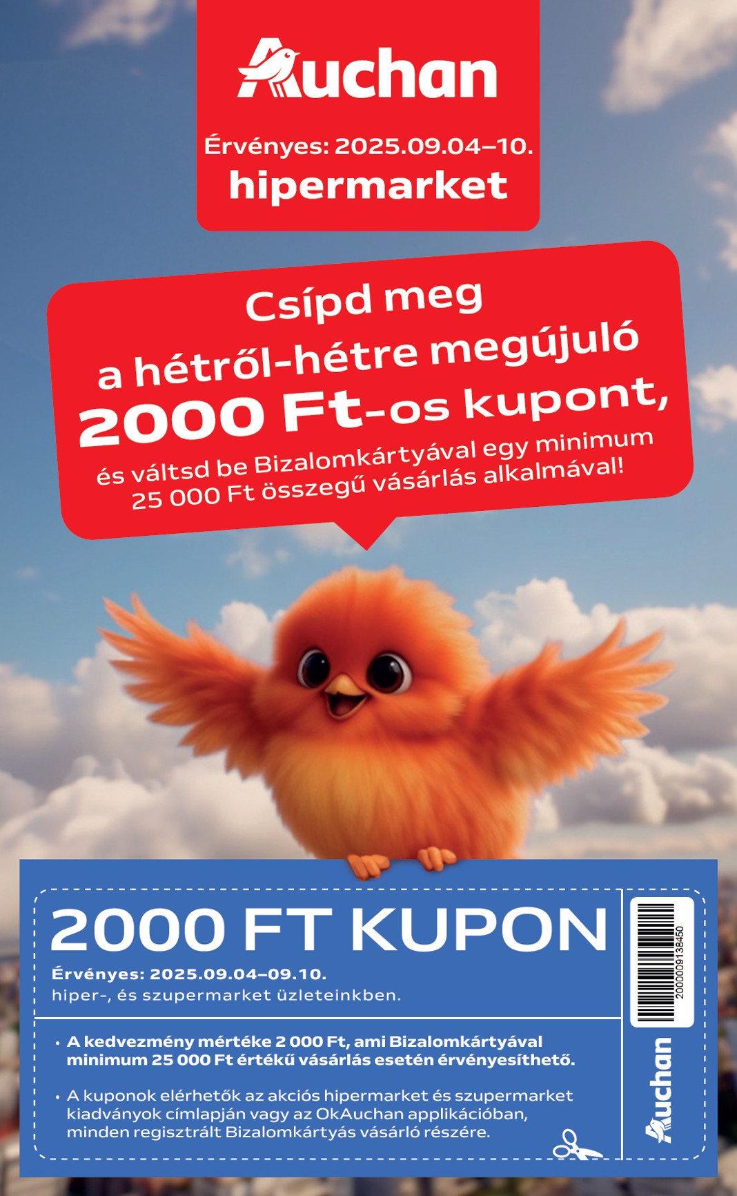 Auchan Hipermarket akciós újság, érvényes 09.04. - 09.10.