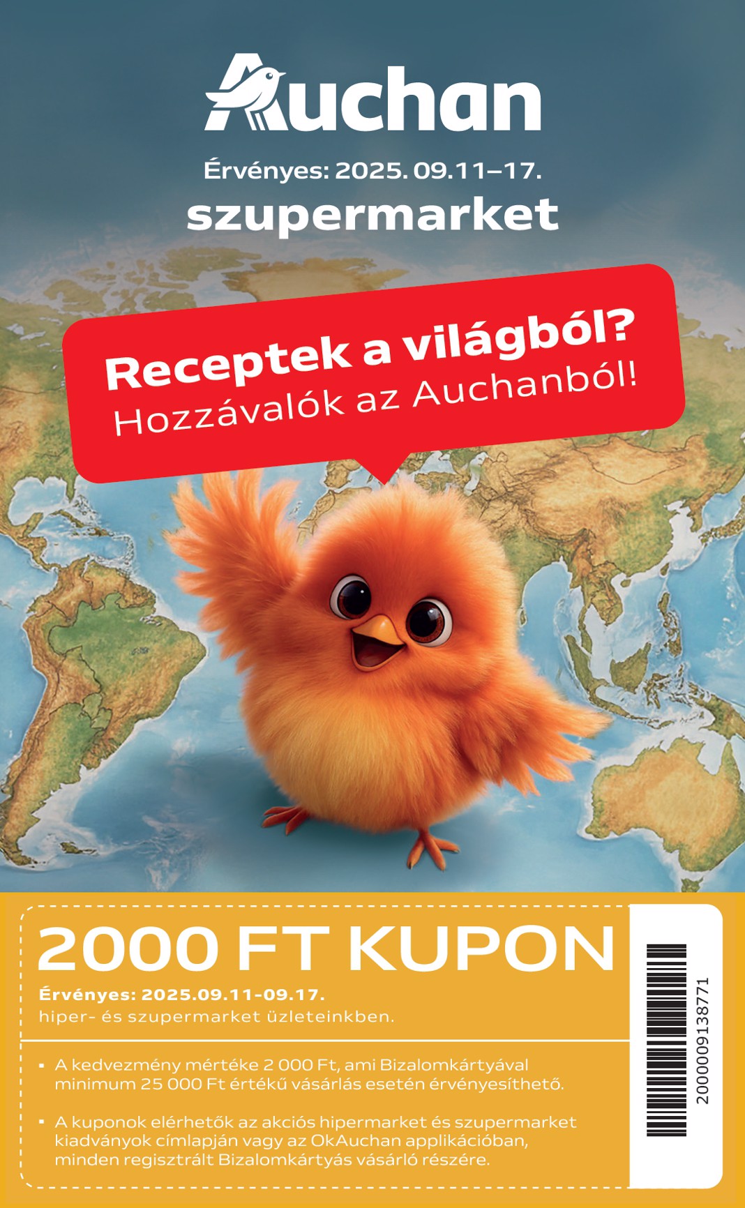 Auchan szupermarket akciós újság, érvényes 09.11. - 09.17.