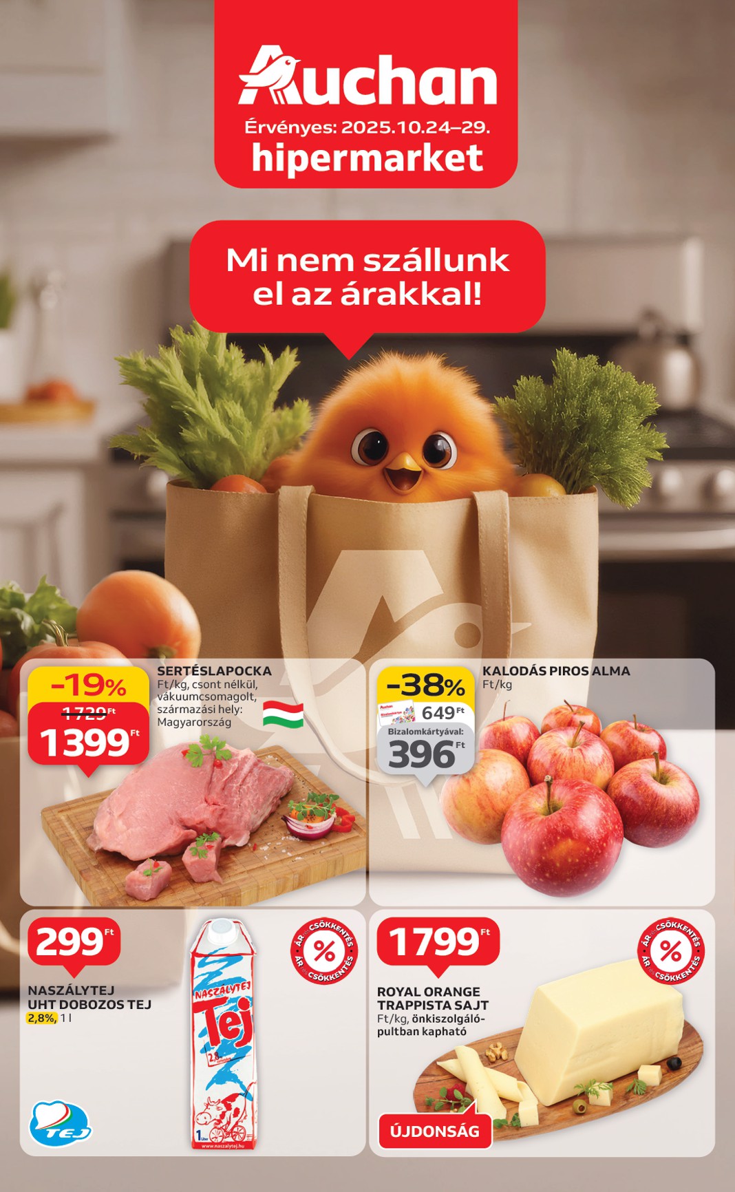 Auchan - Hipermarket akciós újság, érvényes 10.24. - 10.29.