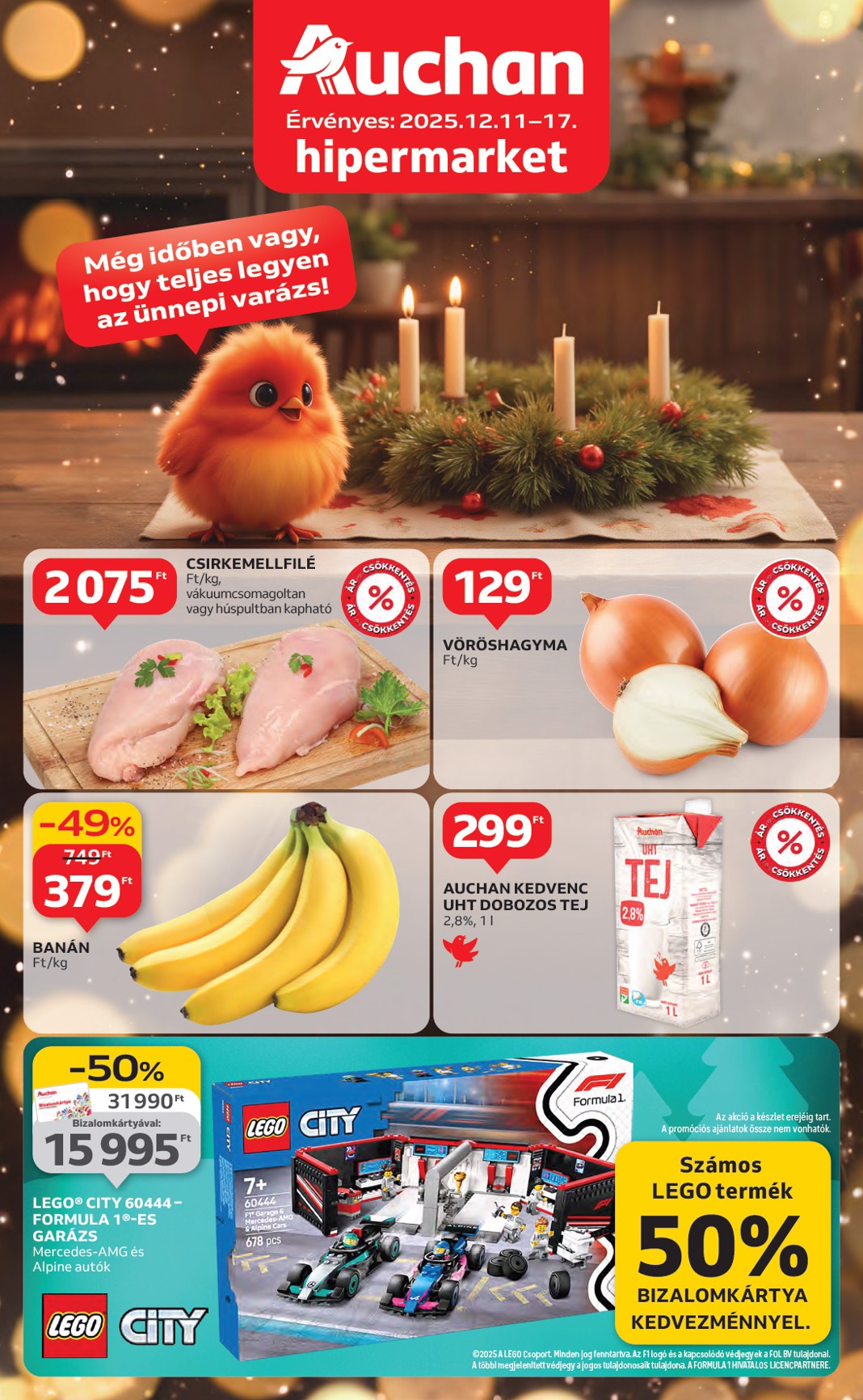 Auchan Hipermarket akciós újság, érvényes 12.11. - 12.17.