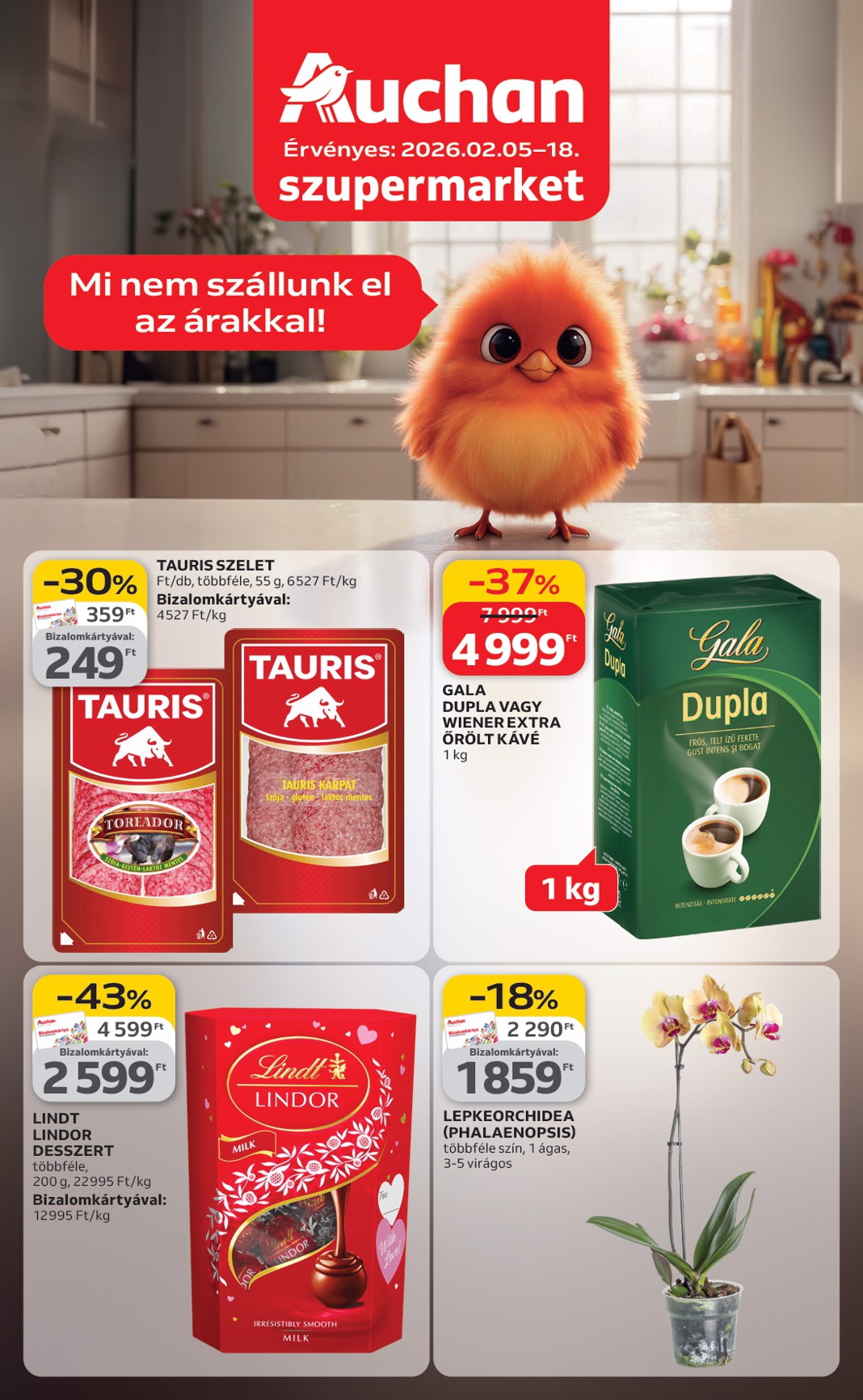 Auchan szupermarket - Kéthetes Szupermarket ajánlataink akciós újság, érvényes 2026.02.05. - 2026.02.18.