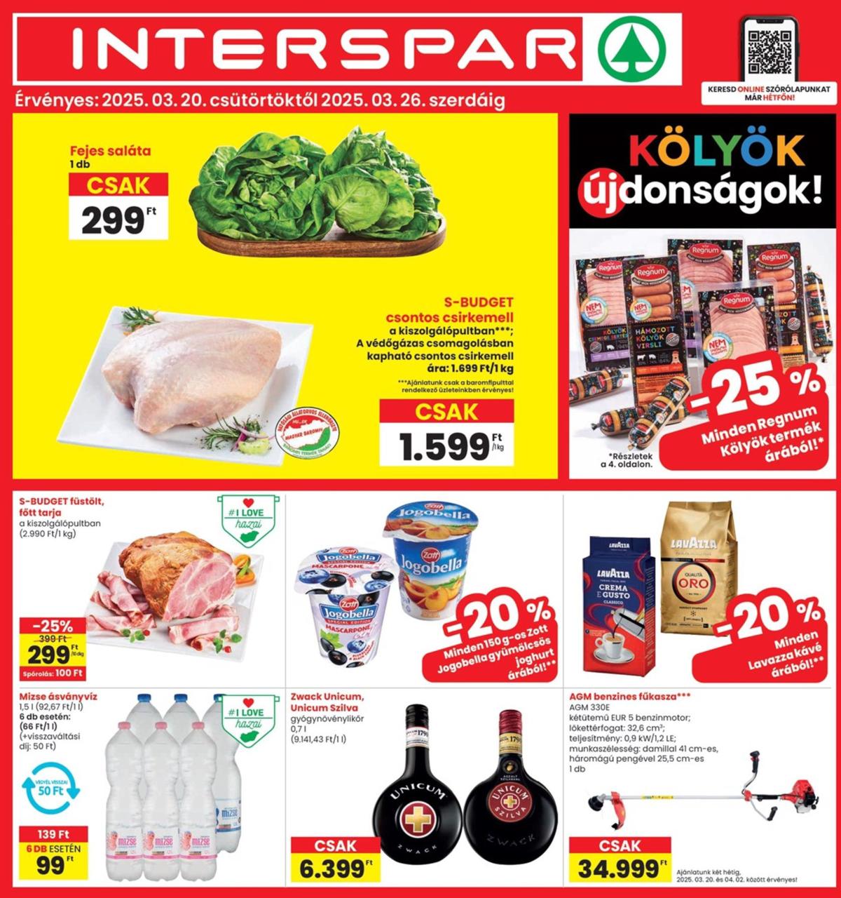INTERSPAR akciós újság, érvényes 03.20. - 03.26.