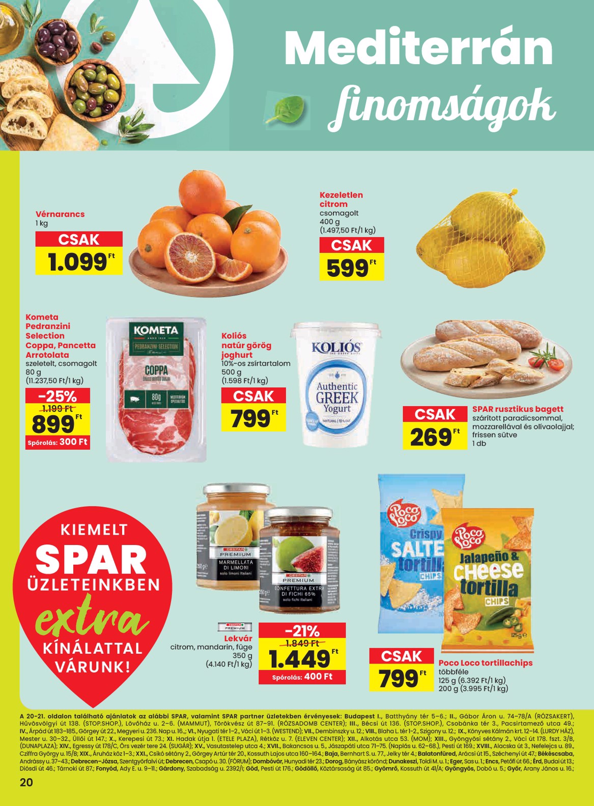 SPAR - Extra akciós újság, érvényes 03.20. - 03.26.