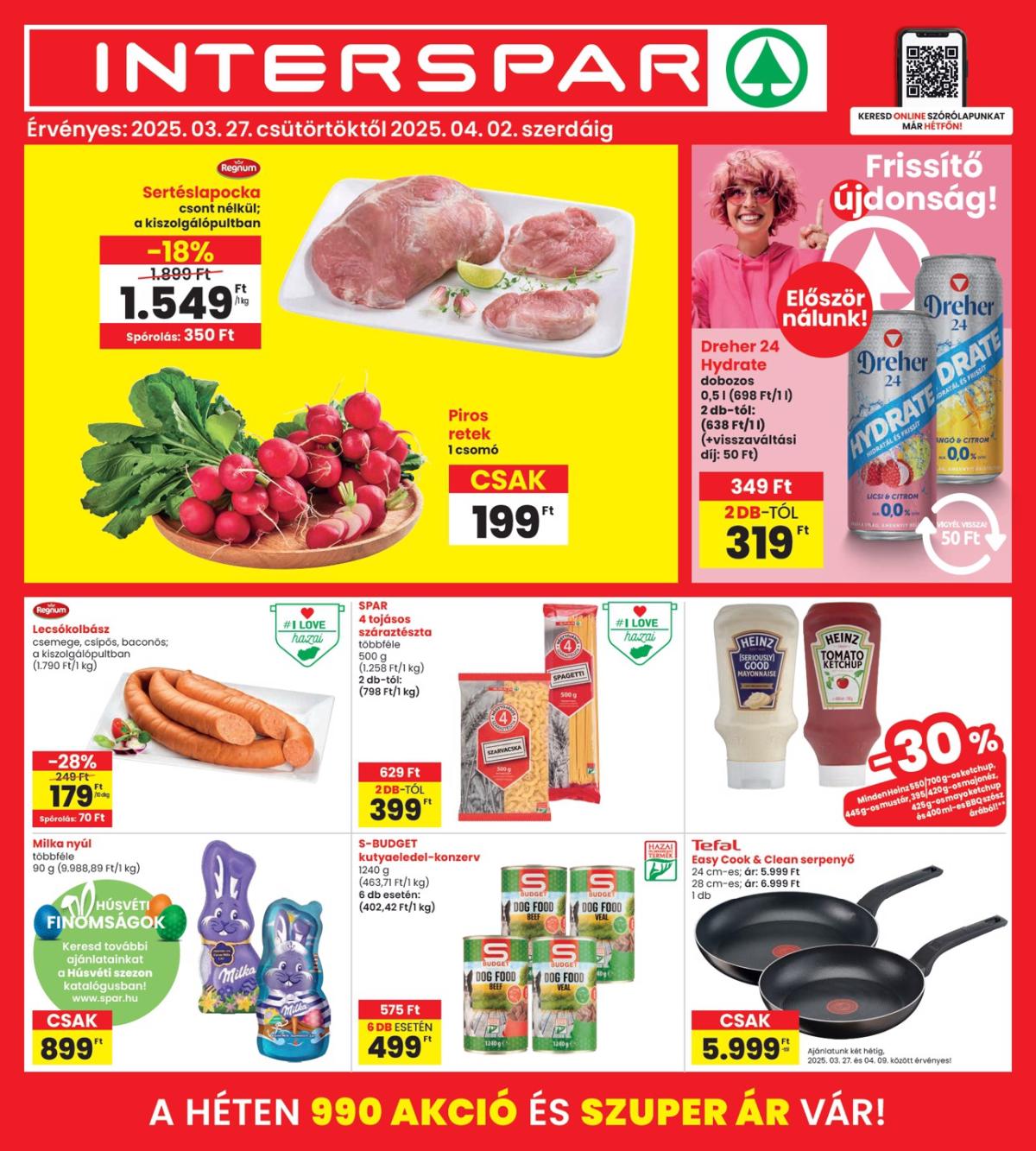 INTERSPAR akciós újság, érvényes 03.27. - 04.02.