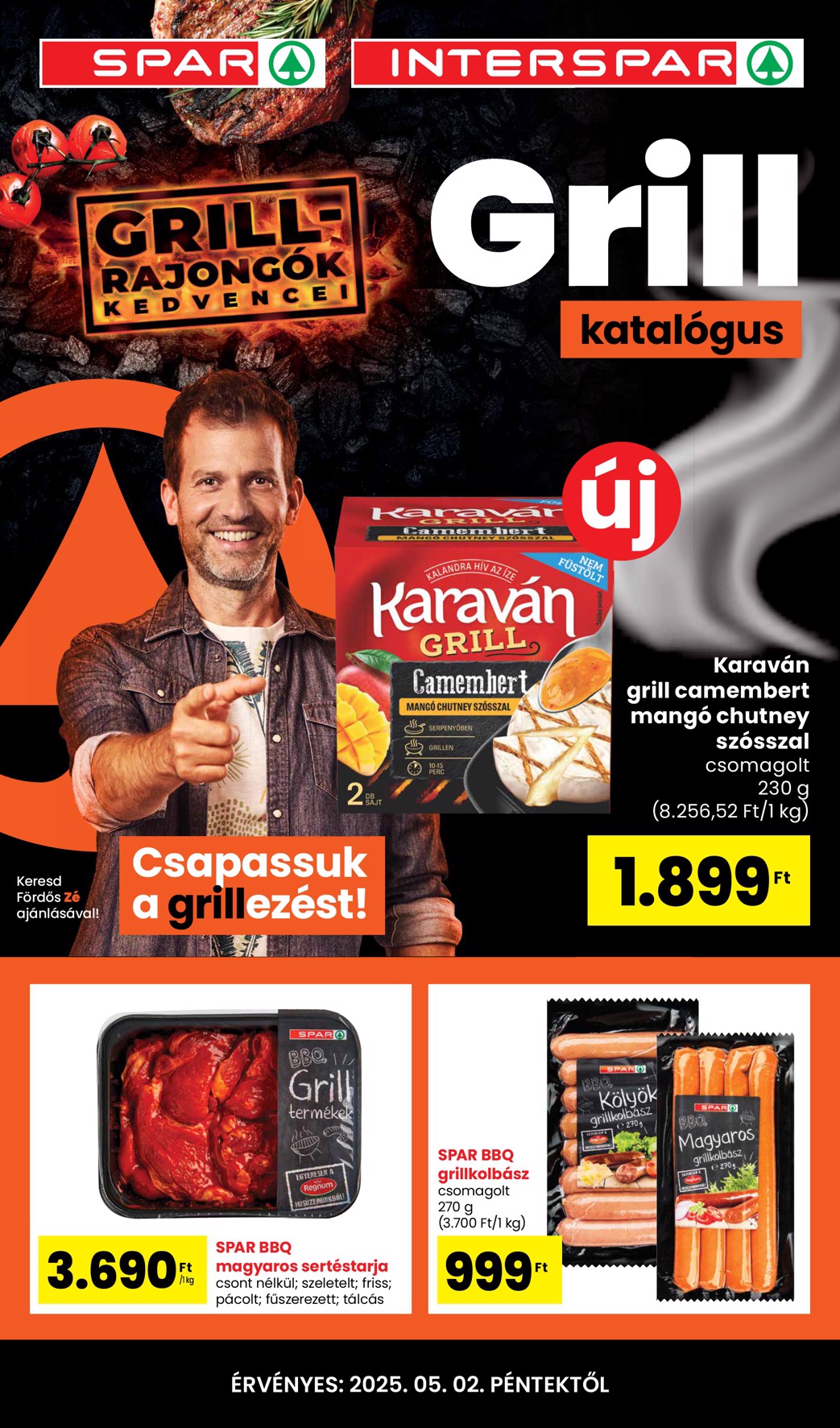 SPAR - Grill katalógus akciós újság, érvényes 05.02. - 05.31.