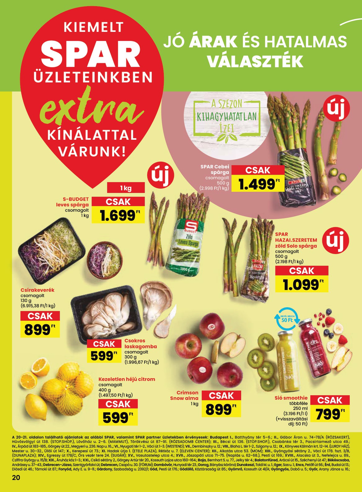 SPAR - Extra akciós újság, érvényes 05.08. - 05.14.