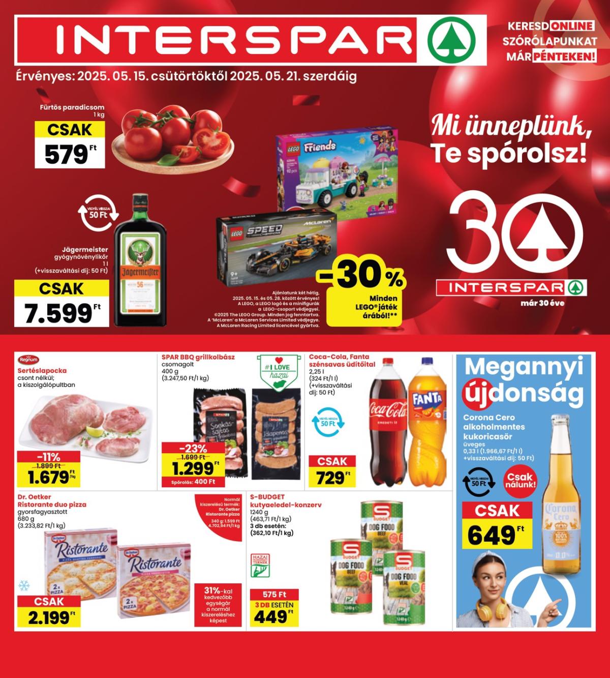 INTERSPAR akciós újság, érvényes 05.15. - 05.21.
