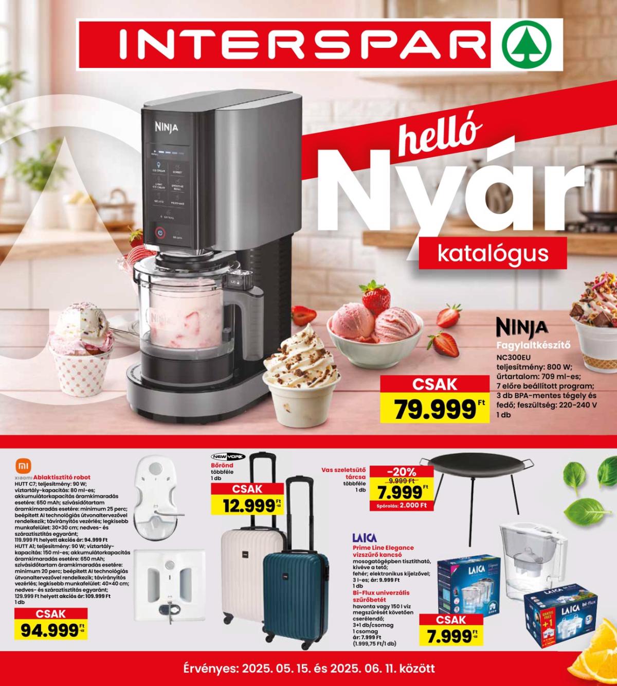 INTERSPAR - Nyár katalógus akciós újság, érvényes 05.15. - 06.11.