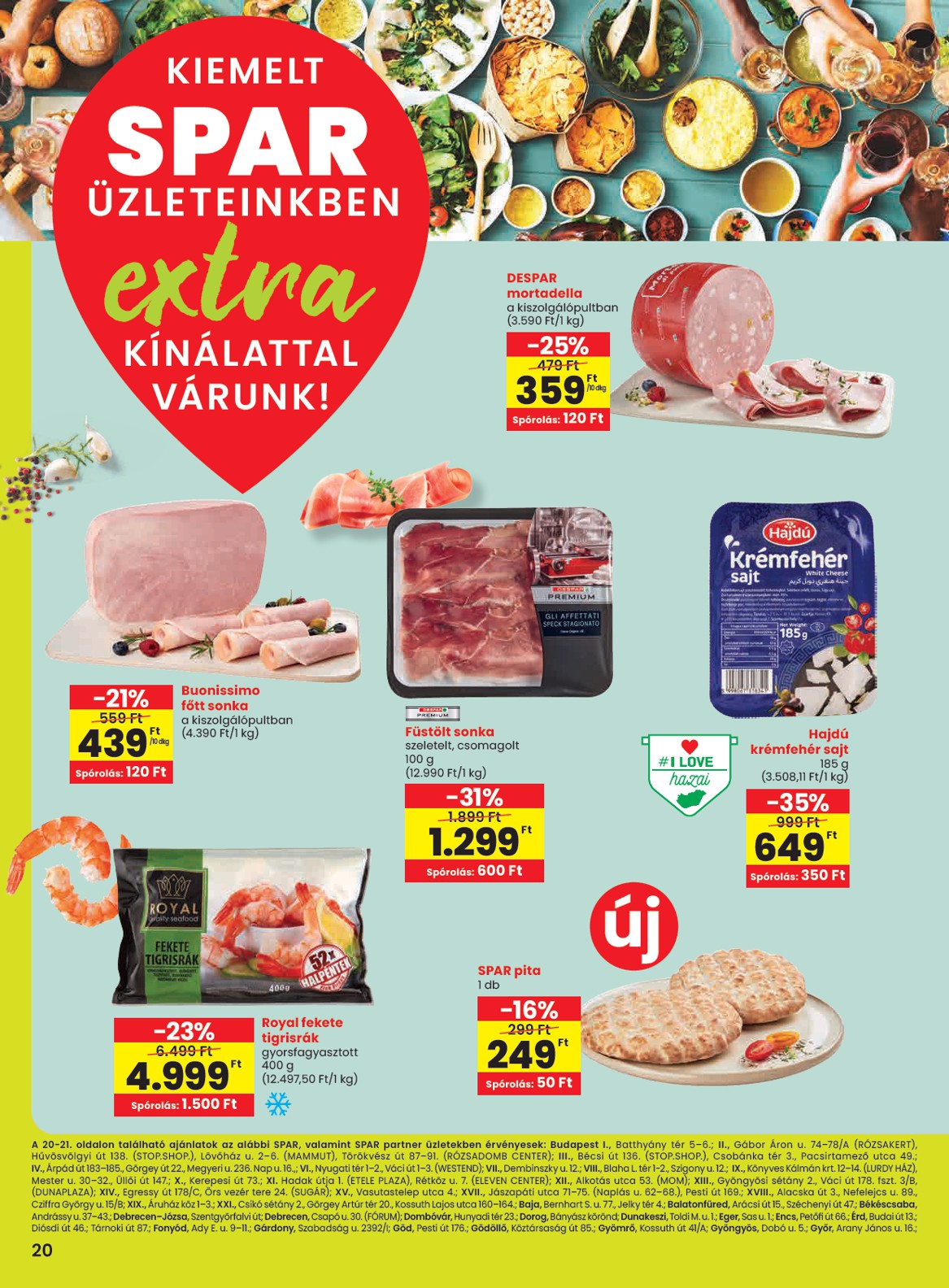 SPAR - Extra akciós újság, érvényes 05.22. - 05.28.