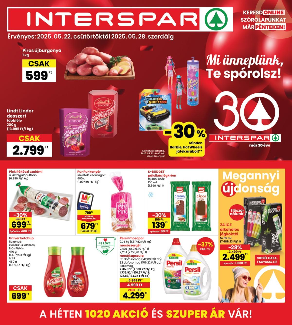 INTERSPAR akciós újság, érvényes 05.22. - 05.28.