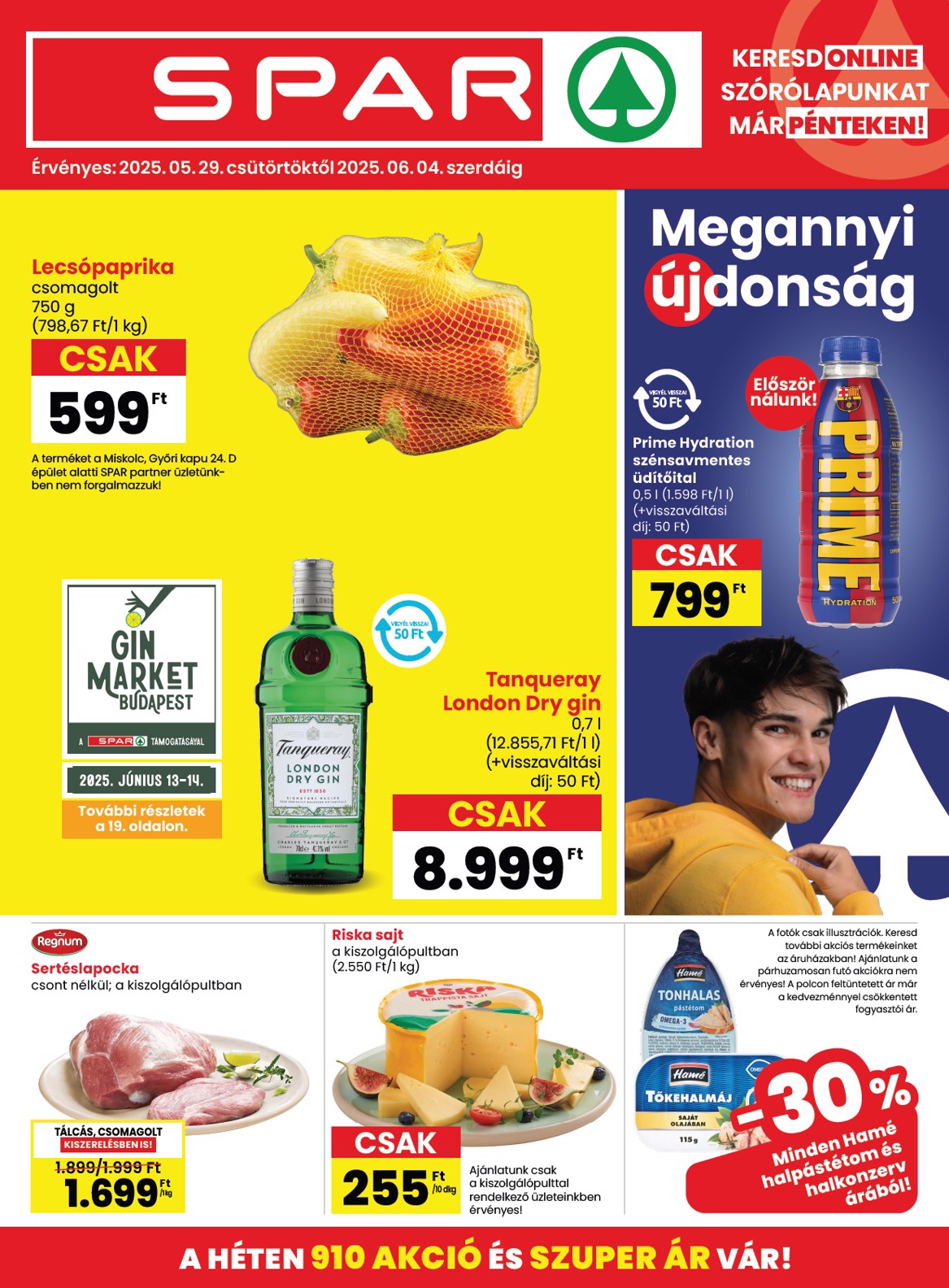 SPAR akciós újság, érvényes 05.29. - 06.04.