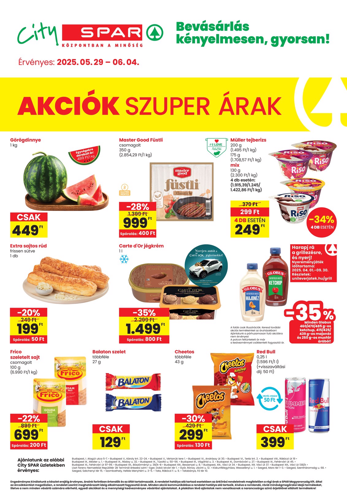 City SPAR akciós újság, érvényes 05.29. - 06.04.