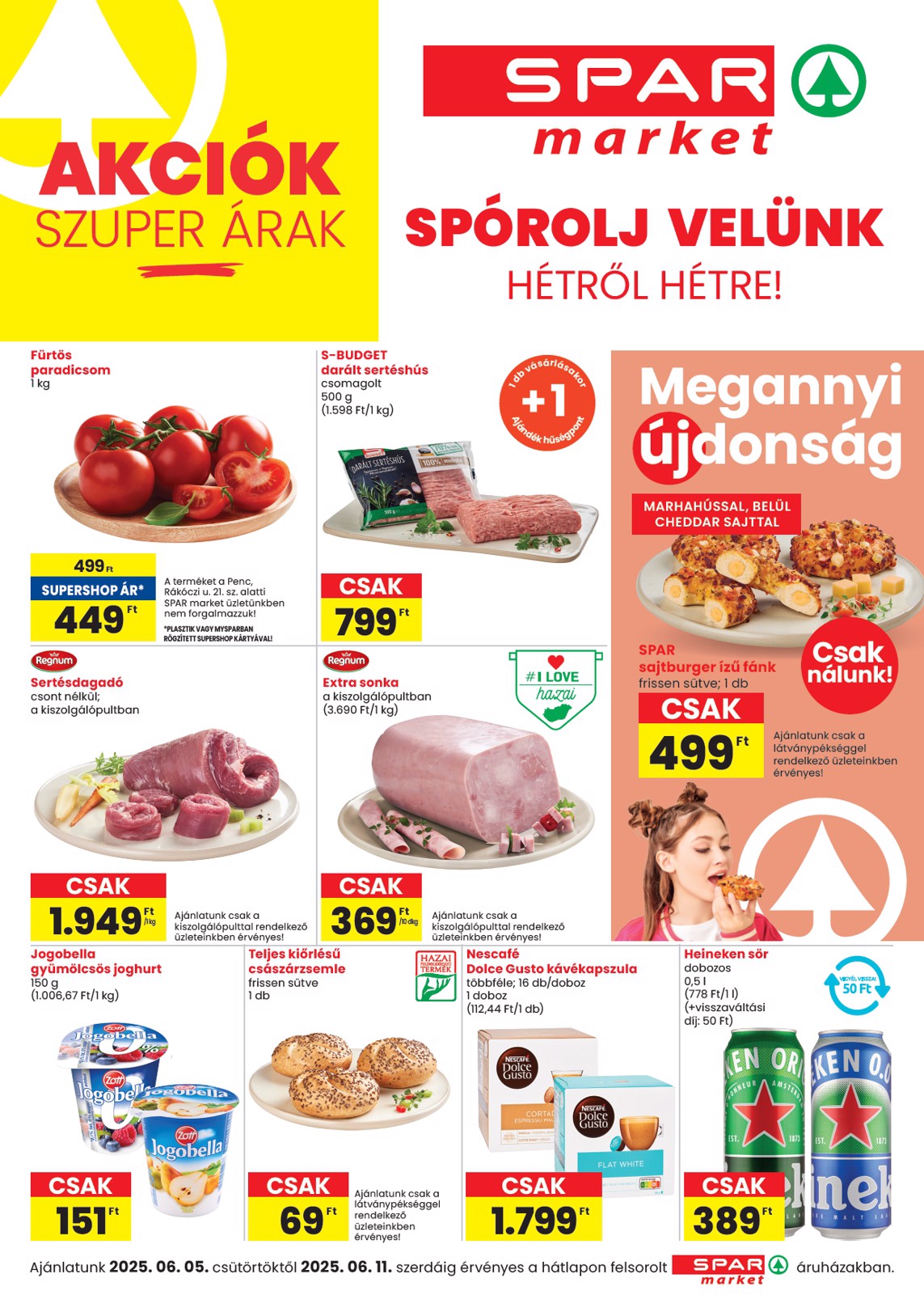 SPAR market akciós újság, érvényes 06.05. - 06.11.
