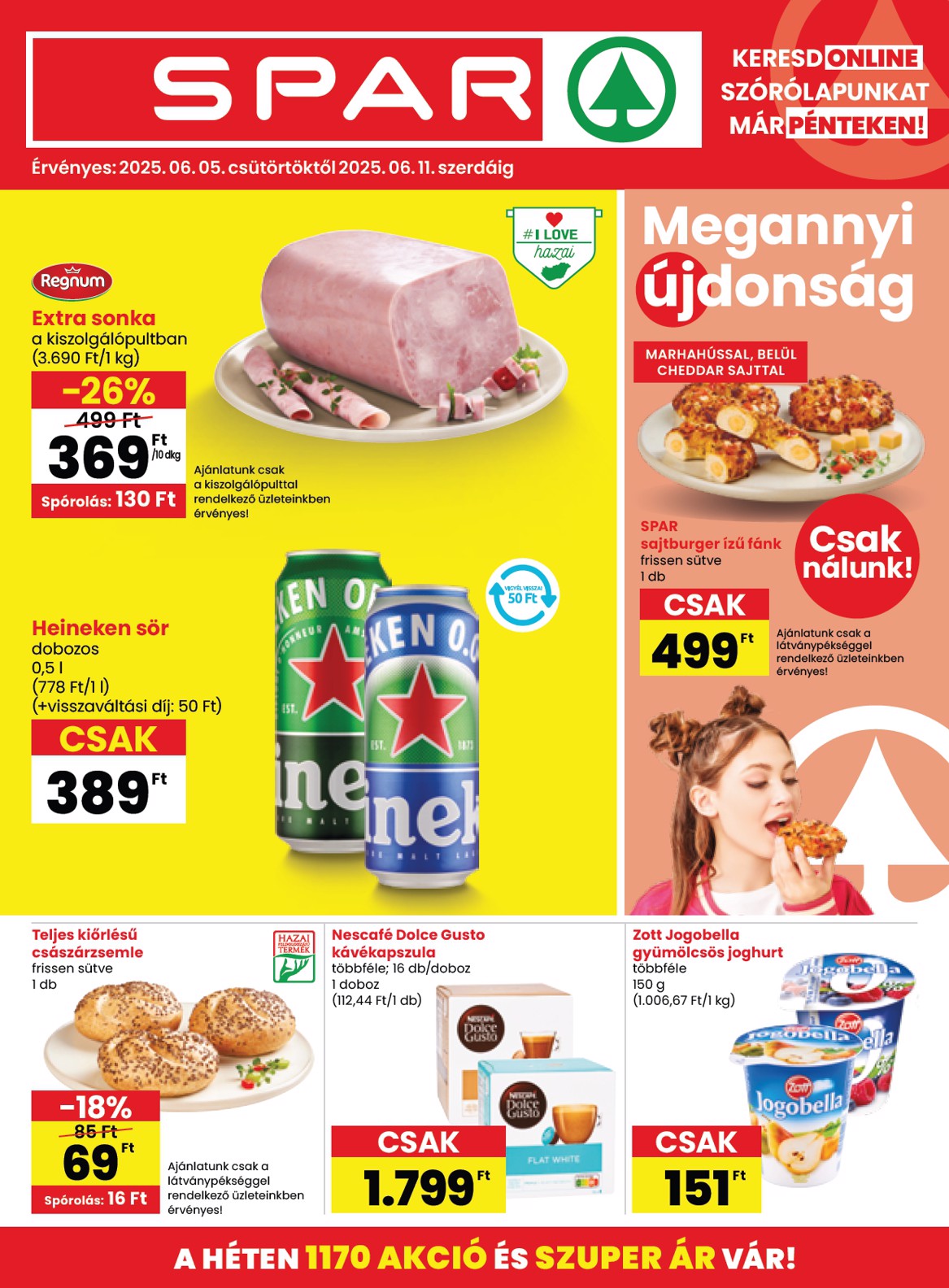 SPAR akciós újság, érvényes 06.05. - 06.11.