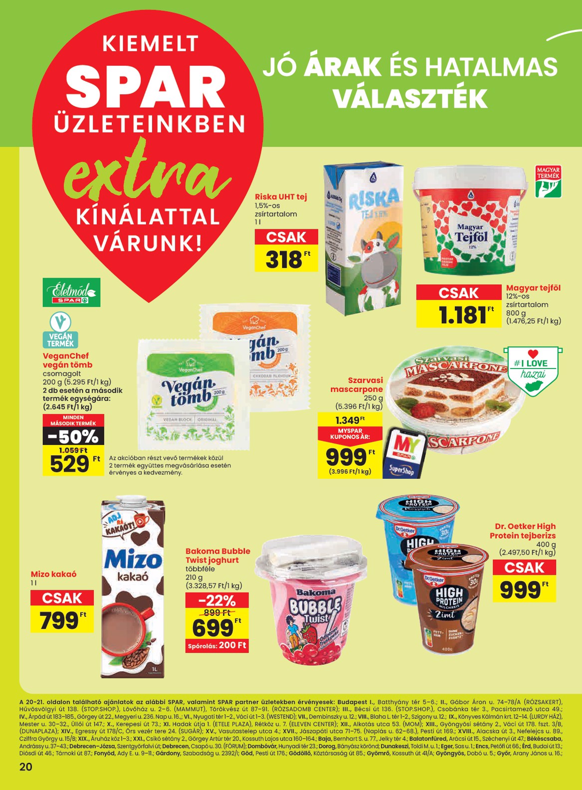 SPAR EXTRA akciós újság, érvényes 06.05. - 06.11.