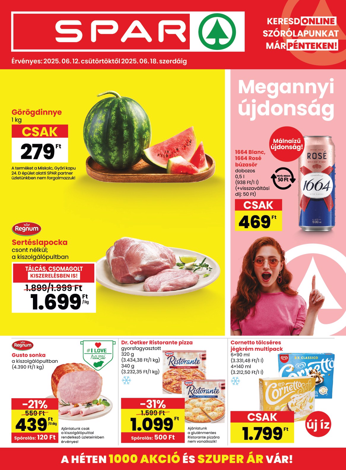 SPAR akciós újság, érvényes 06.12. - 06.18.