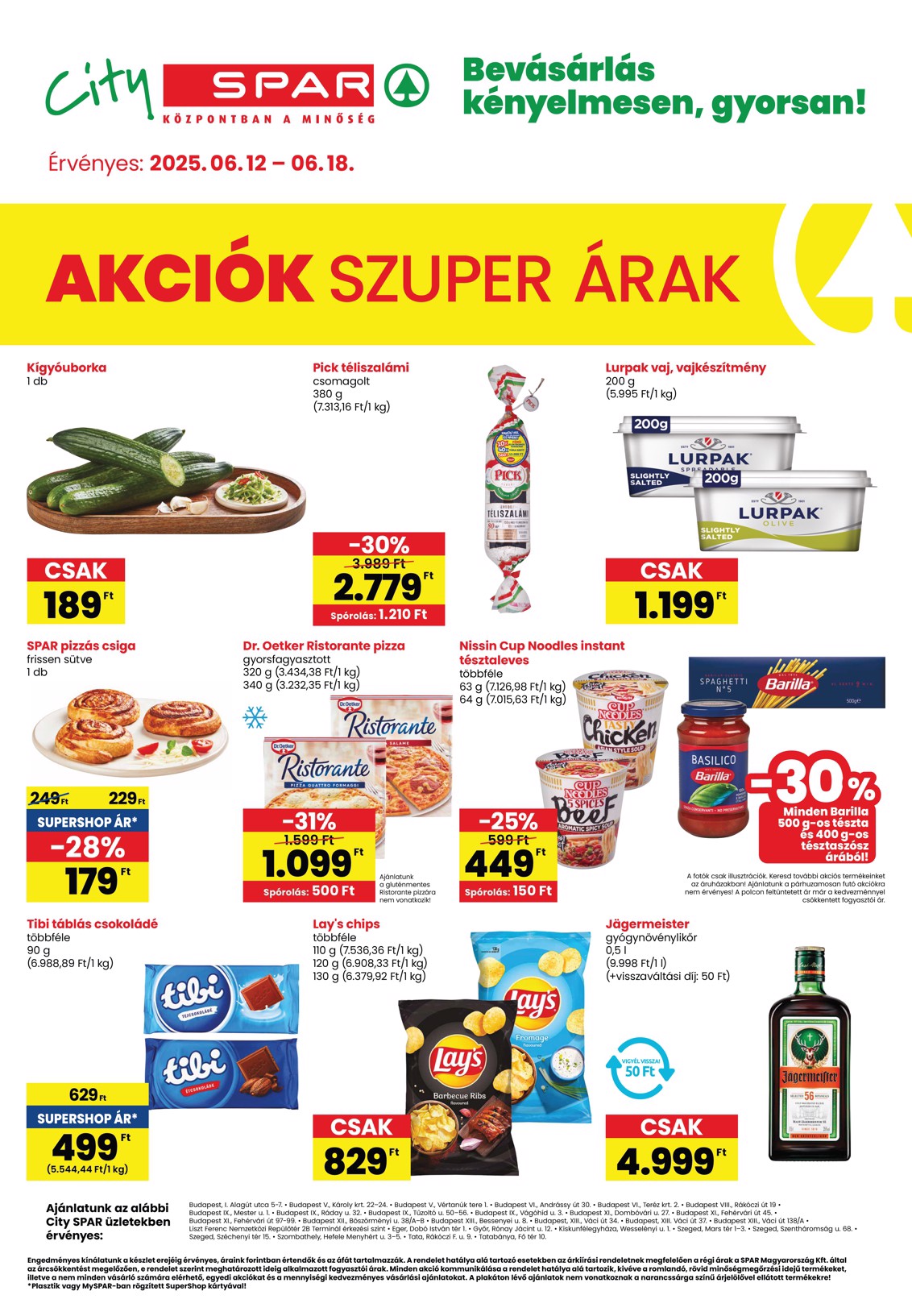 City SPAR akciós újság, érvényes 06.12. - 06.18.