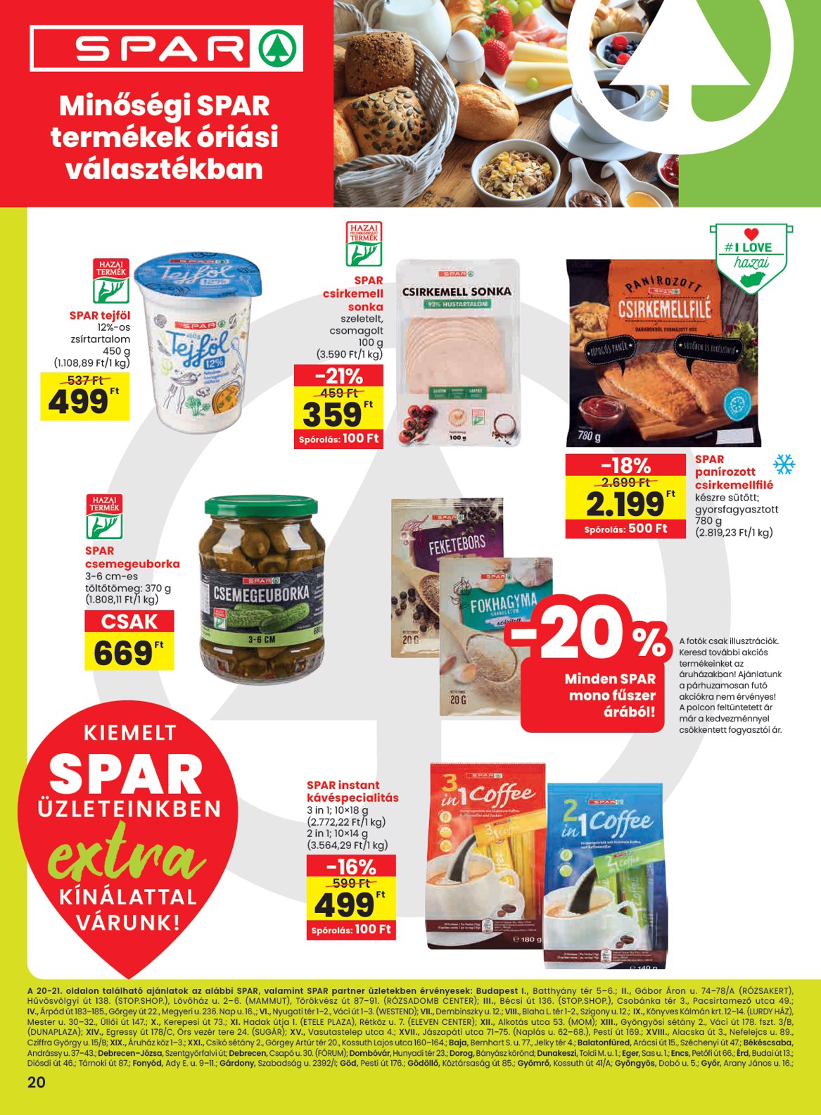 SPAR - Extra akciós újság, érvényes 06.19. - 06.25.