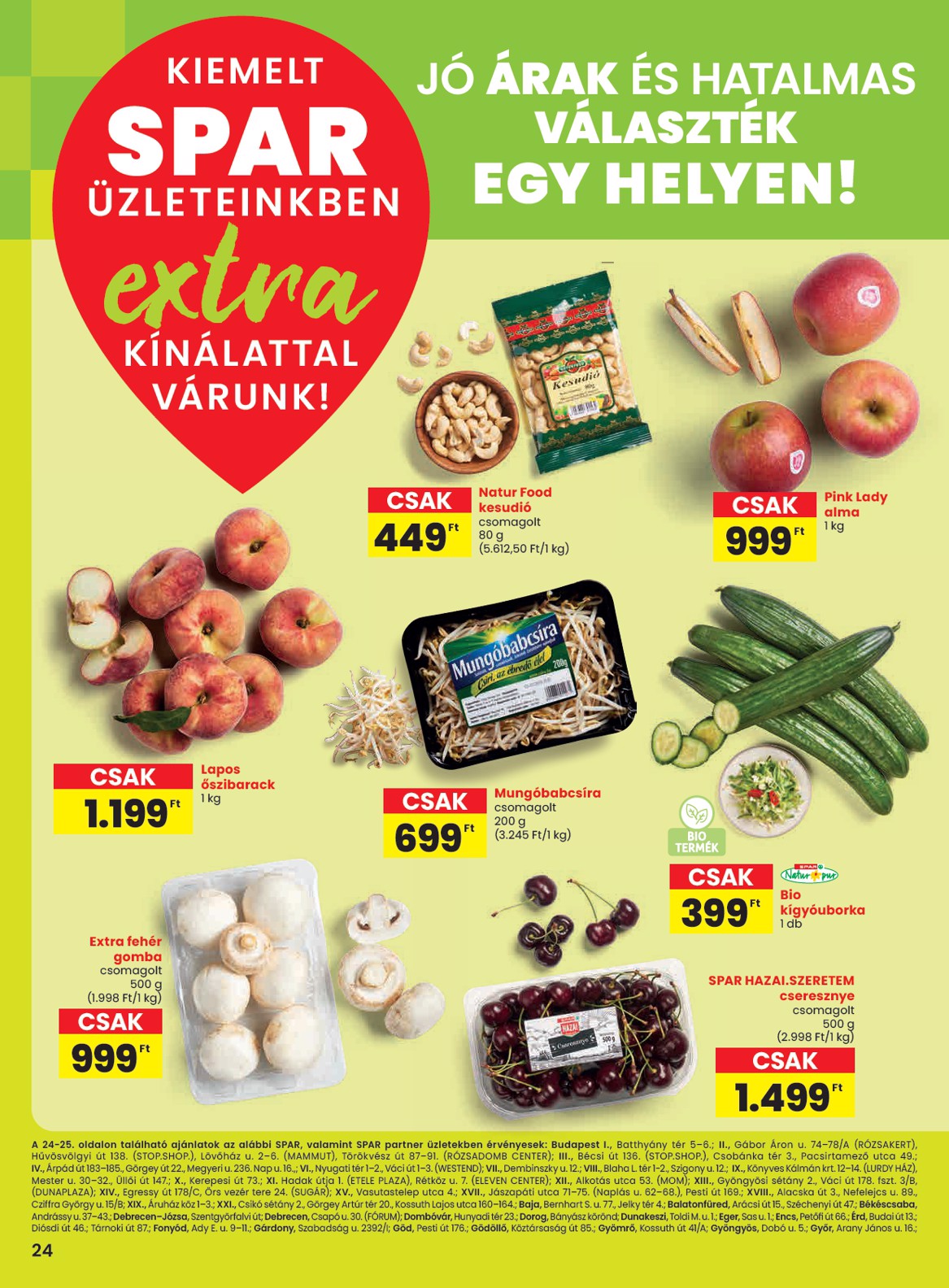 SPAR - Extra akciós újság, érvényes 06.26. - 07.02.