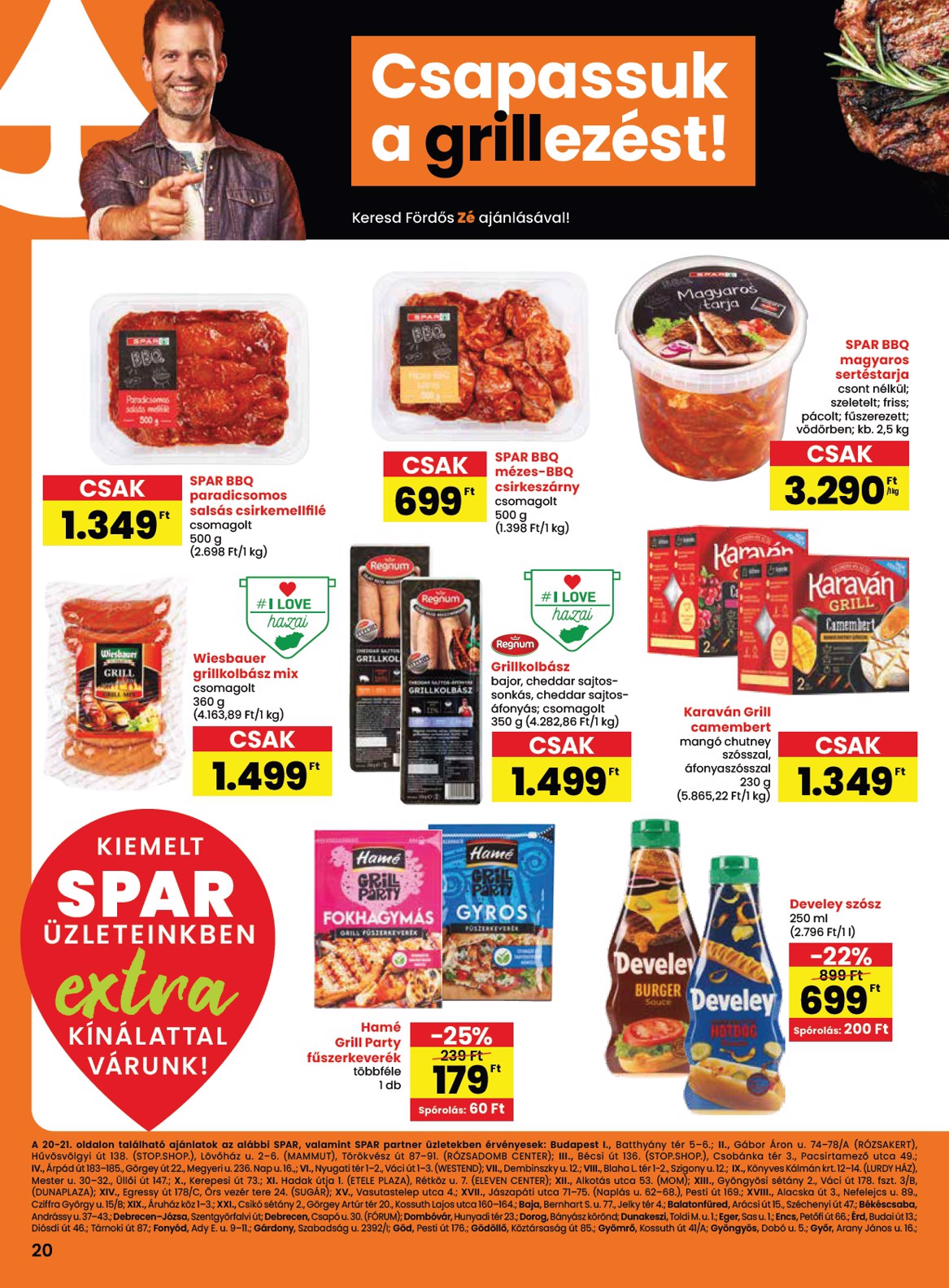 SPAR - Extra akciós újság, érvényes 08.14. - 08.19.