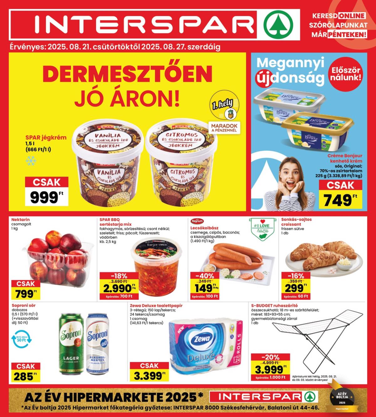INTERSPAR akciós újság, érvényes 08.21. - 08.27.