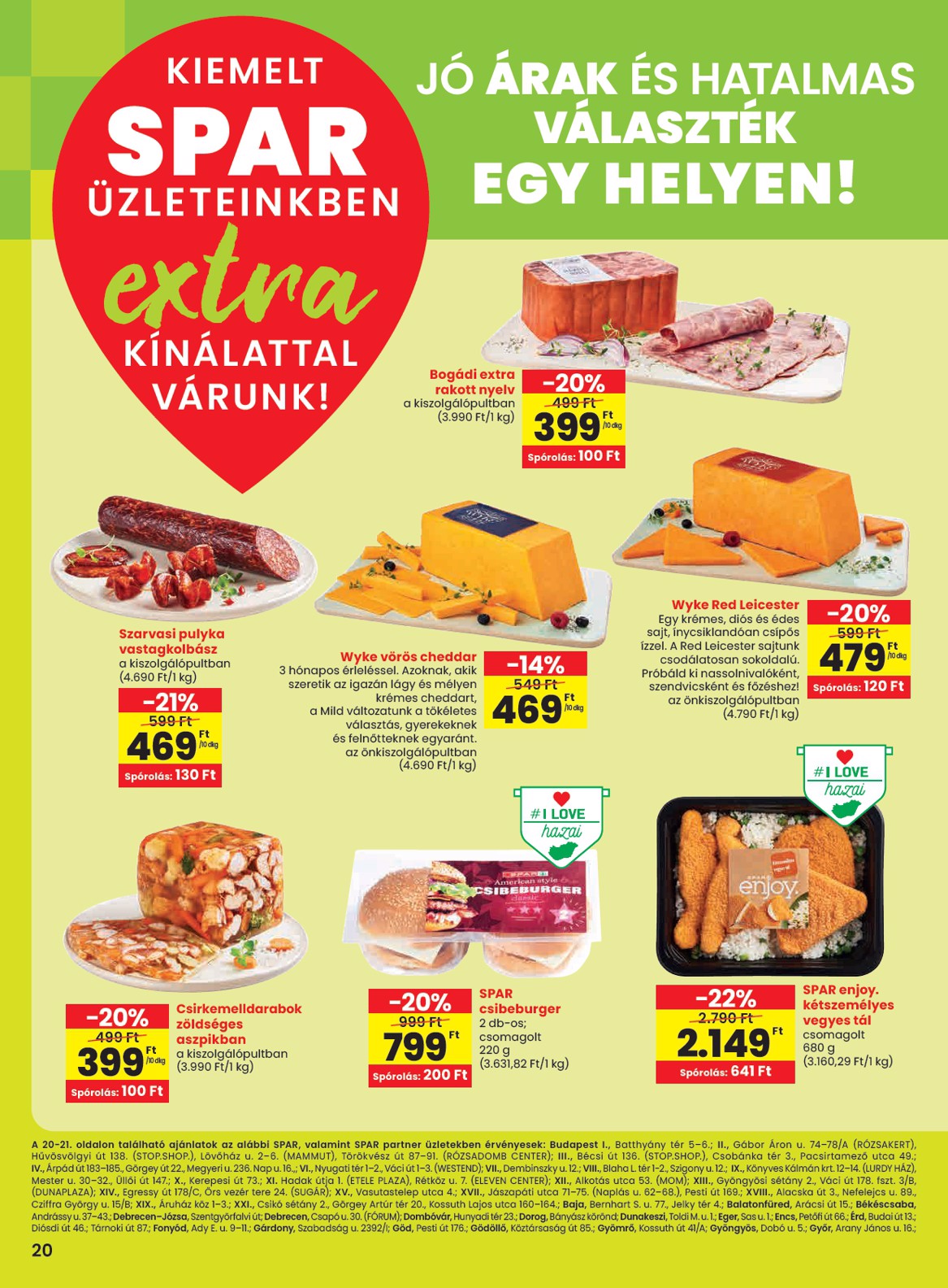 SPAR - Extra akciós újság, érvényes 10.09. - 10.15.