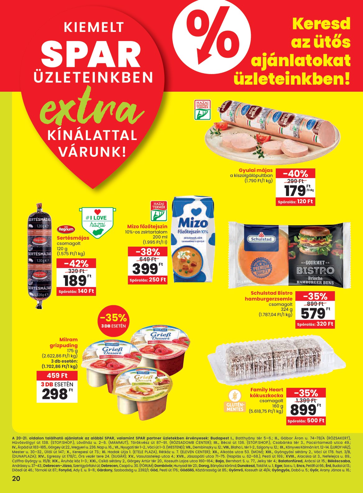 SPAR - Extra akciós újság, érvényes 10.24. - 10.29.