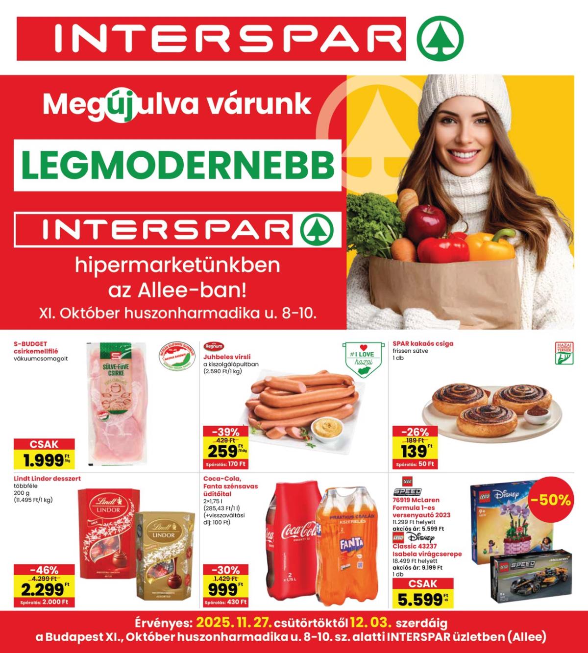 INTERSPAR akciós újság, érvényes 11.27. - 12.03.
