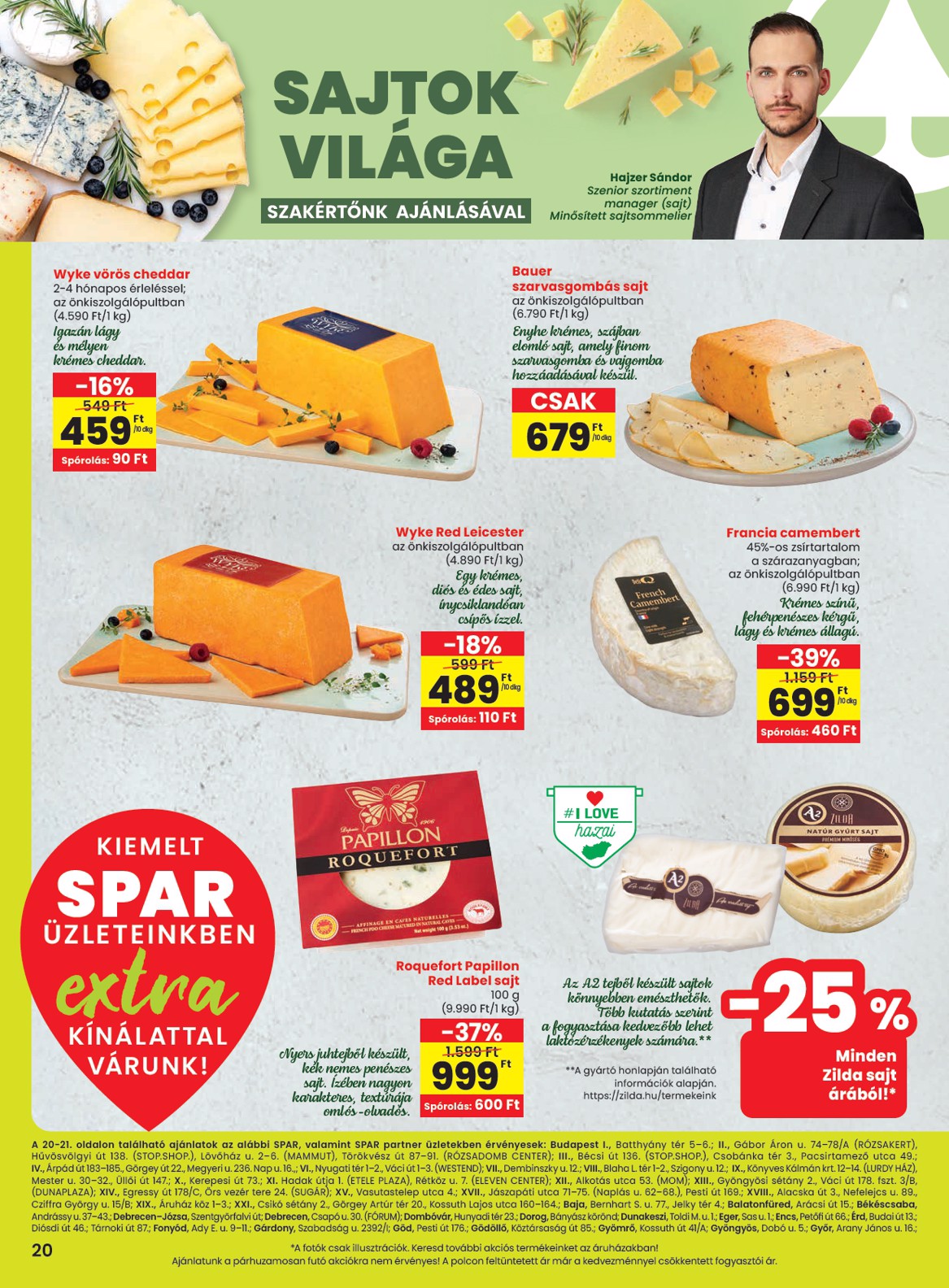 SPAR - Extra akciós újság, érvényes 01.22. - 01.28.