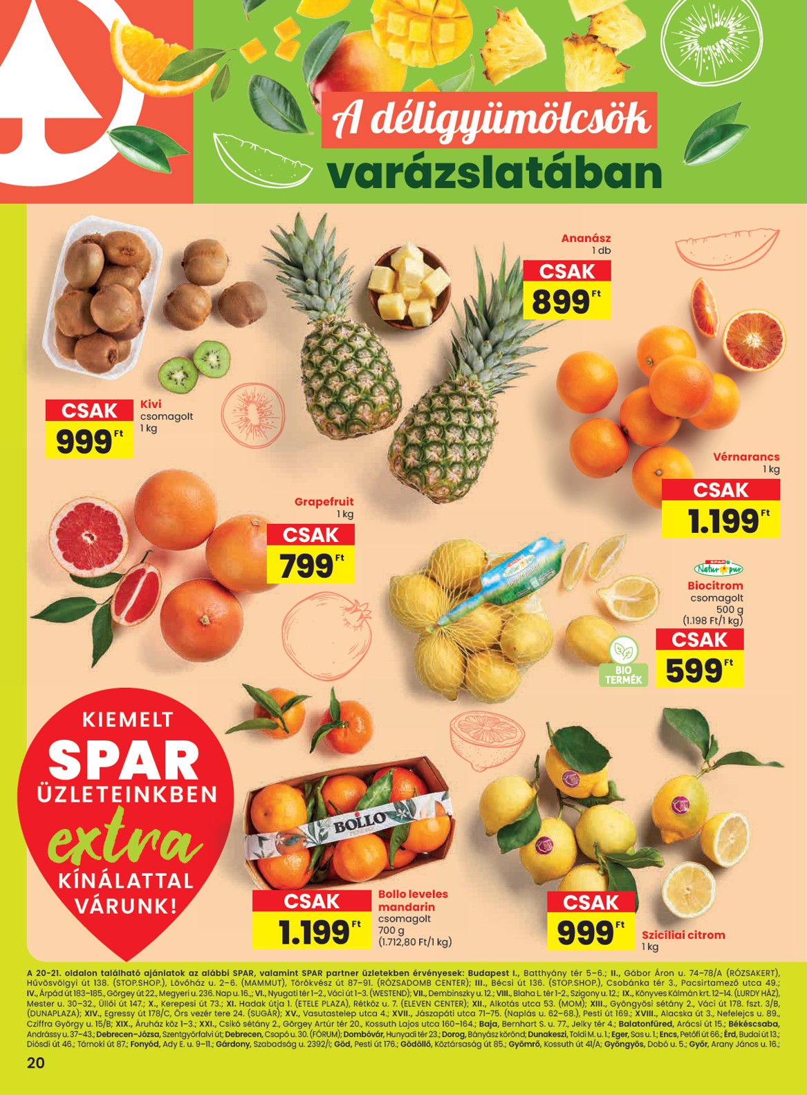 SPAR - Extra akciós újság, érvényes 01.29. - 02.04.