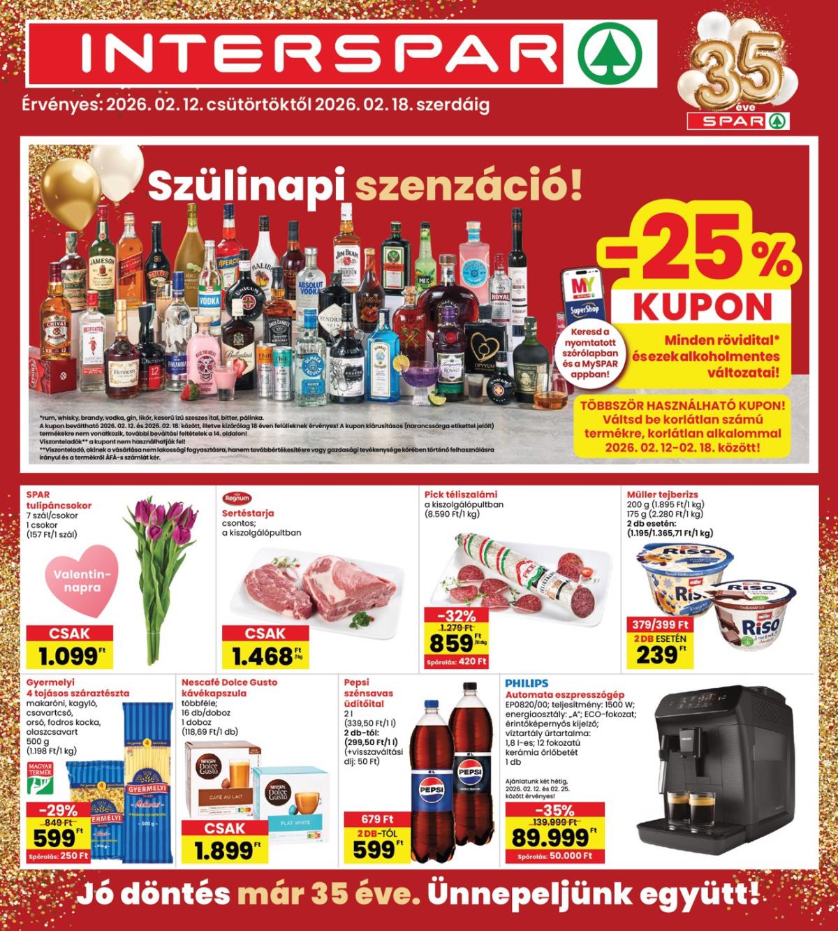 INTERSPAR akciós újság, érvényes 2026.02.12. - 2026.02.18.