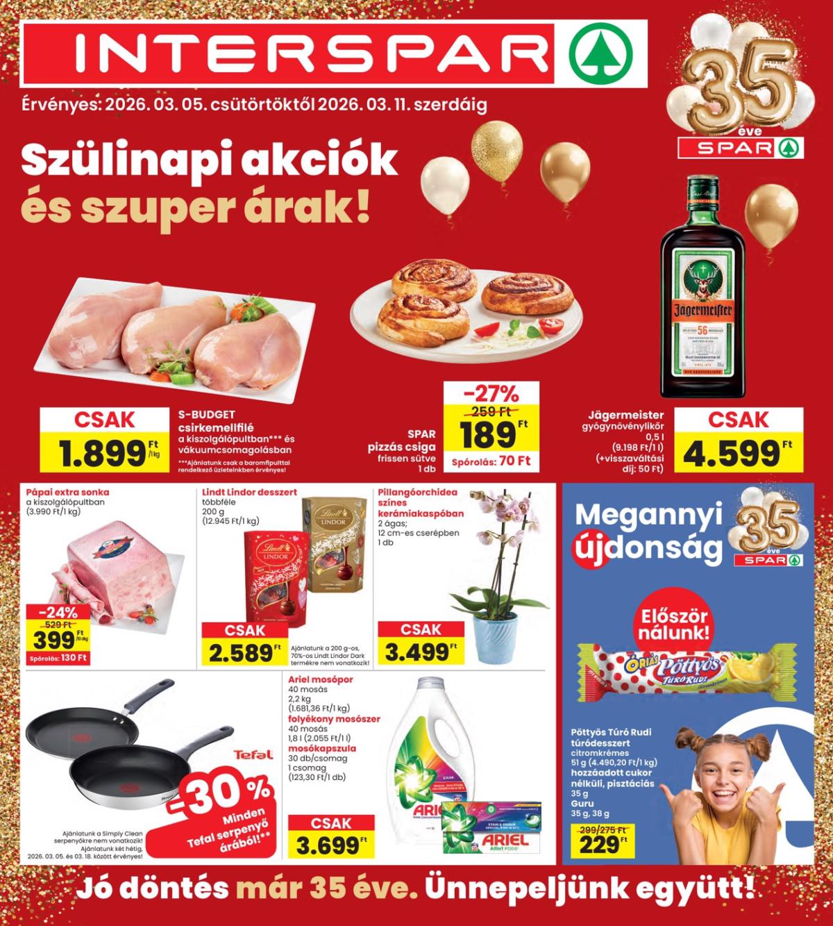 INTERSPAR akciós újság, érvényes 2026.03.05. - 2026.03.11.