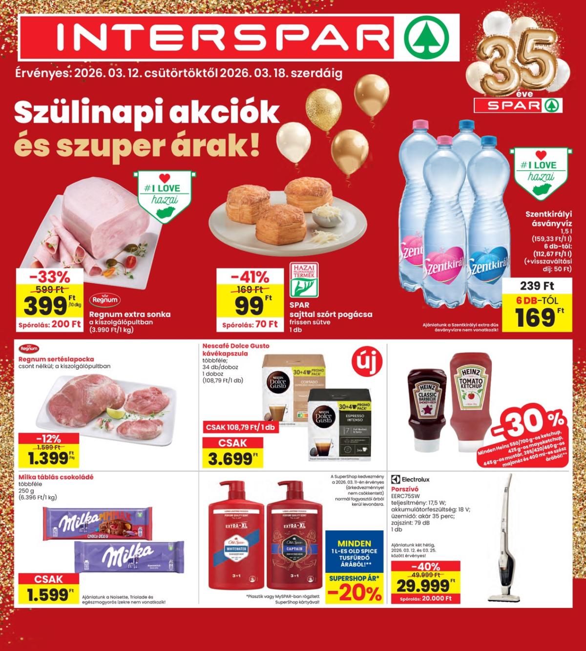 INTERSPAR akciós újság, érvényes 2026.03.12. - 2026.03.18.