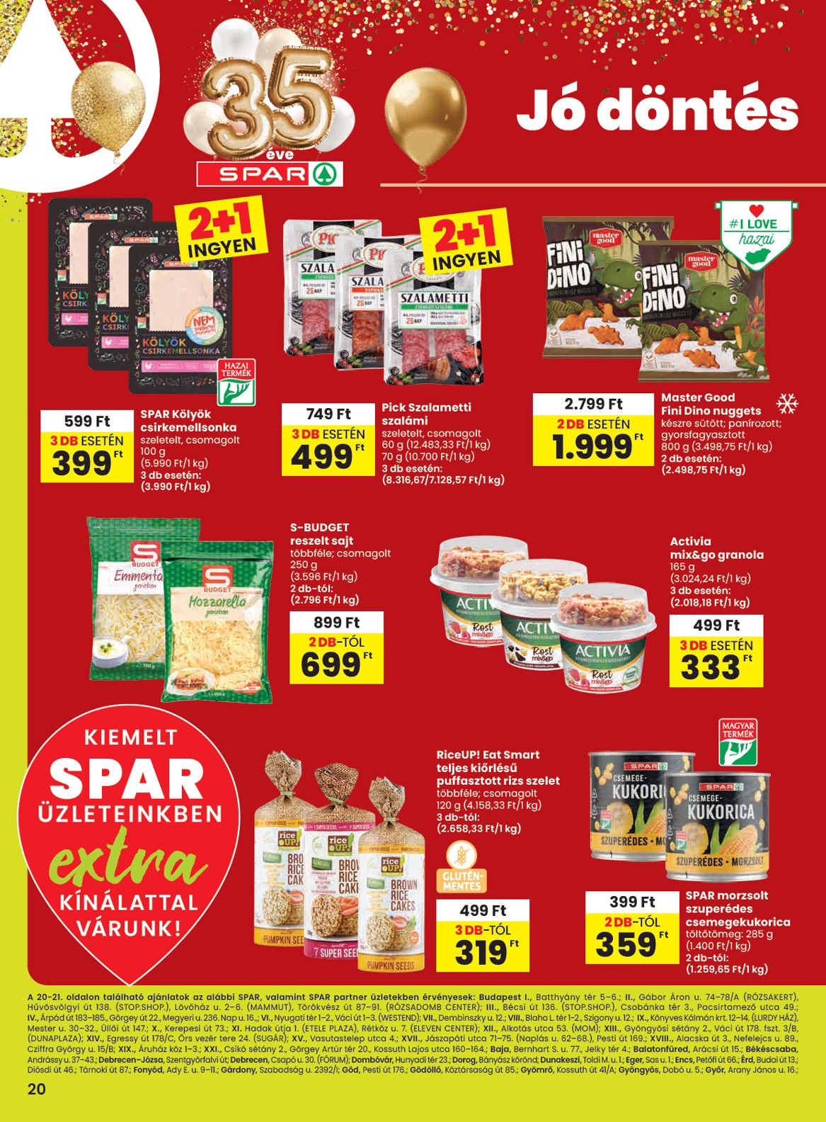 SPAR - Extra akciós újság, érvényes 2026.03.26. - 2026.04.08.