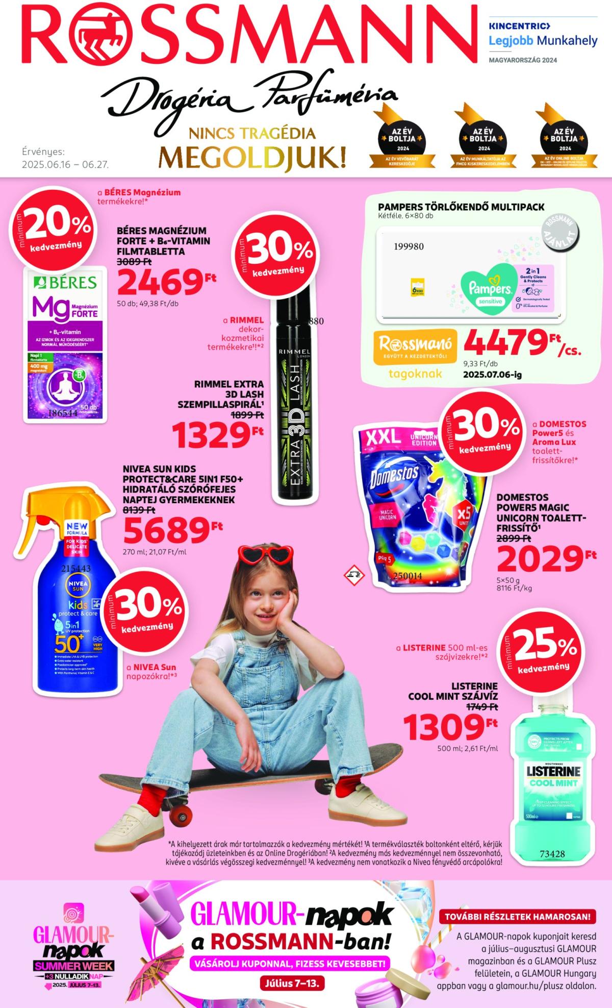 Rossmann akciós újság, érvényes 06.16. - 06.27.